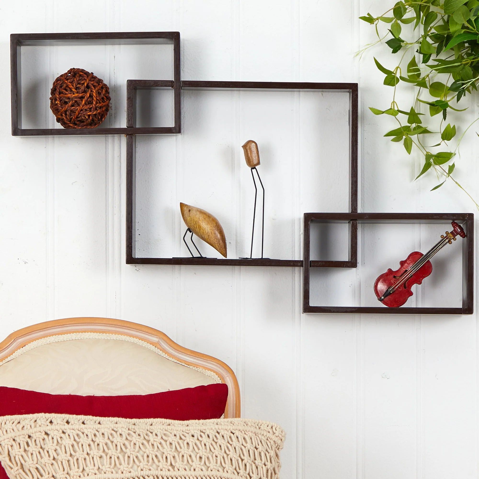 31” Floating Boxes Wall Shelves - Image 3