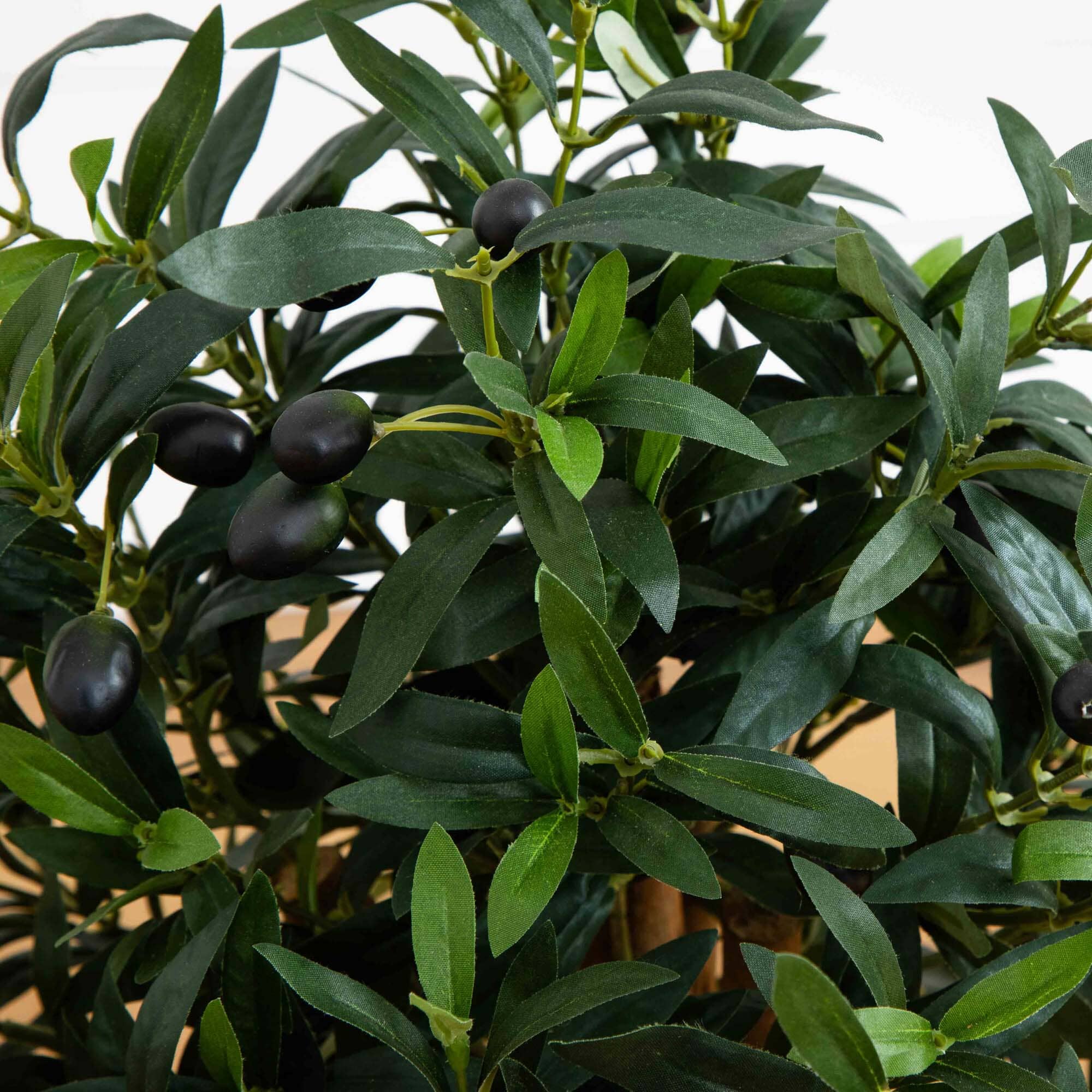 31” Olive Artificial Tree in Bowl Planter - Image 2
