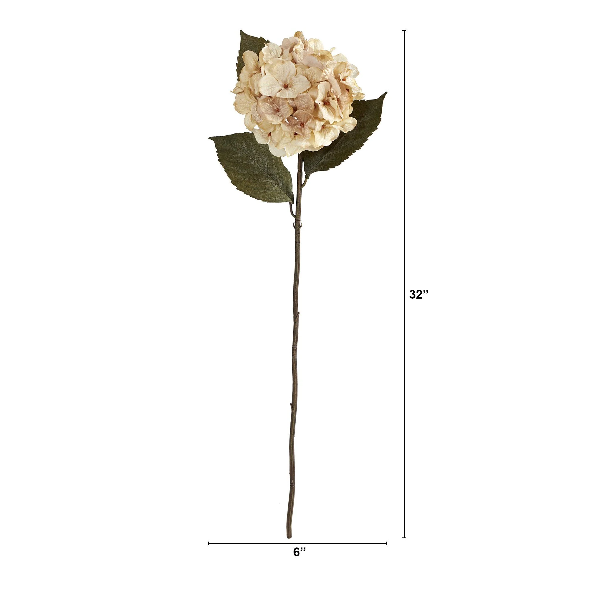 32” Hydrangea Artificial Flower (Set of 6) - Image 3