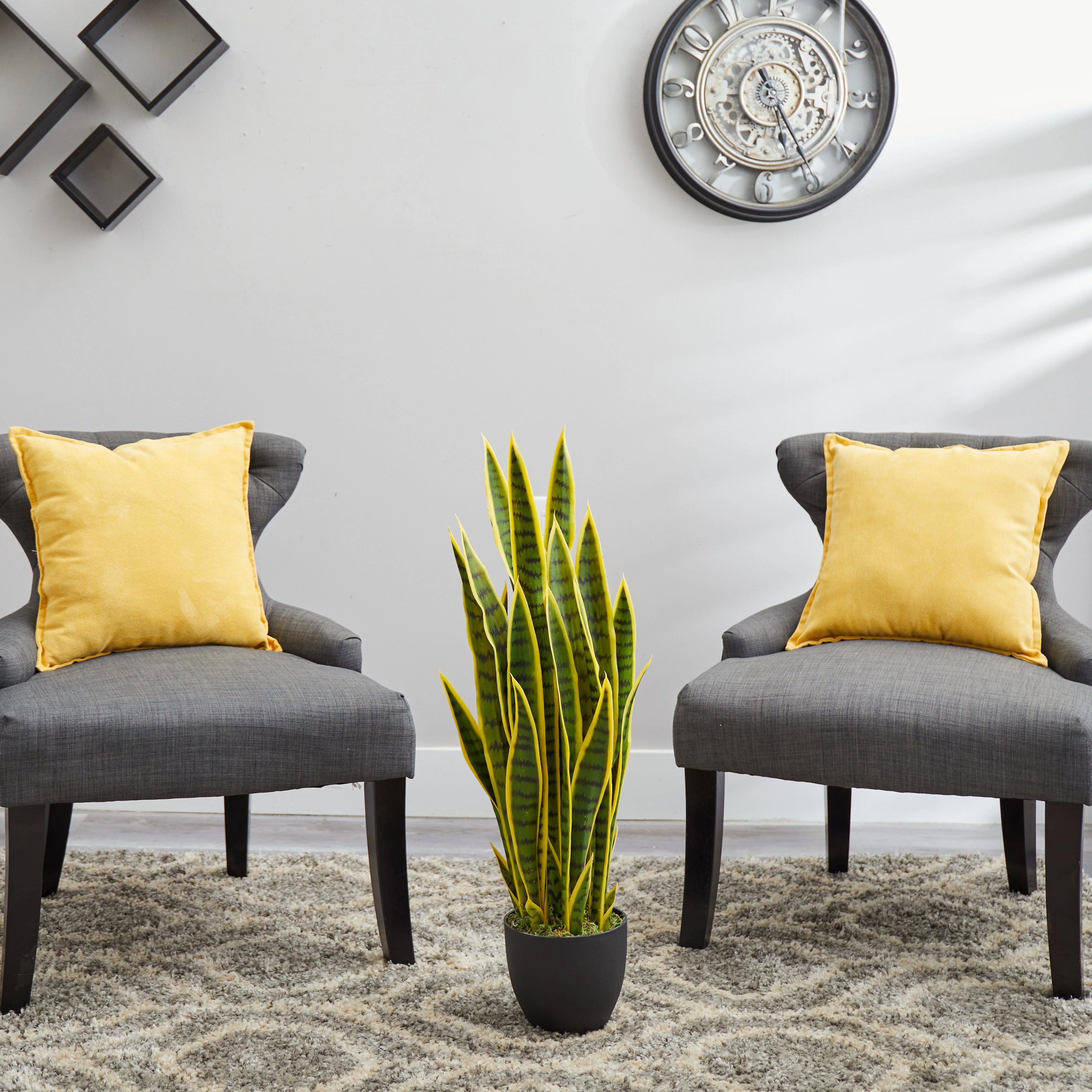 33” Sansevieria Artificial Plant - Image 2
