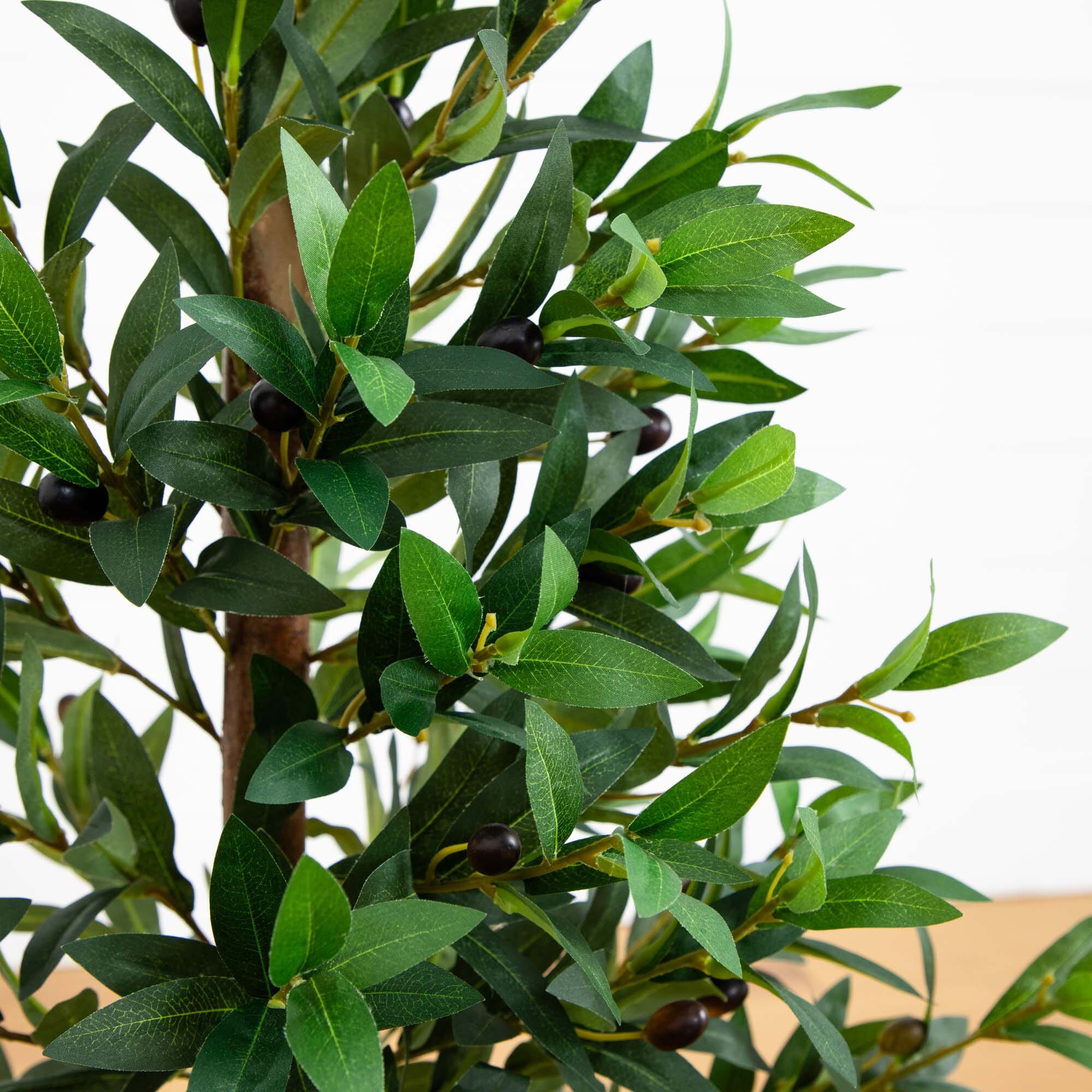 35” Olive Cone Topiary Artificial Tree UV Resistant (Indoor/Outdoor) - Image 2