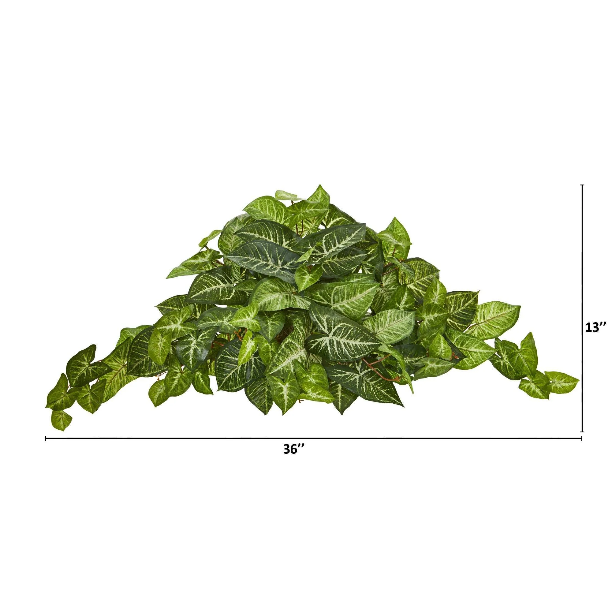 36” Nephthytis Artificial Ledge Plant - Image 2