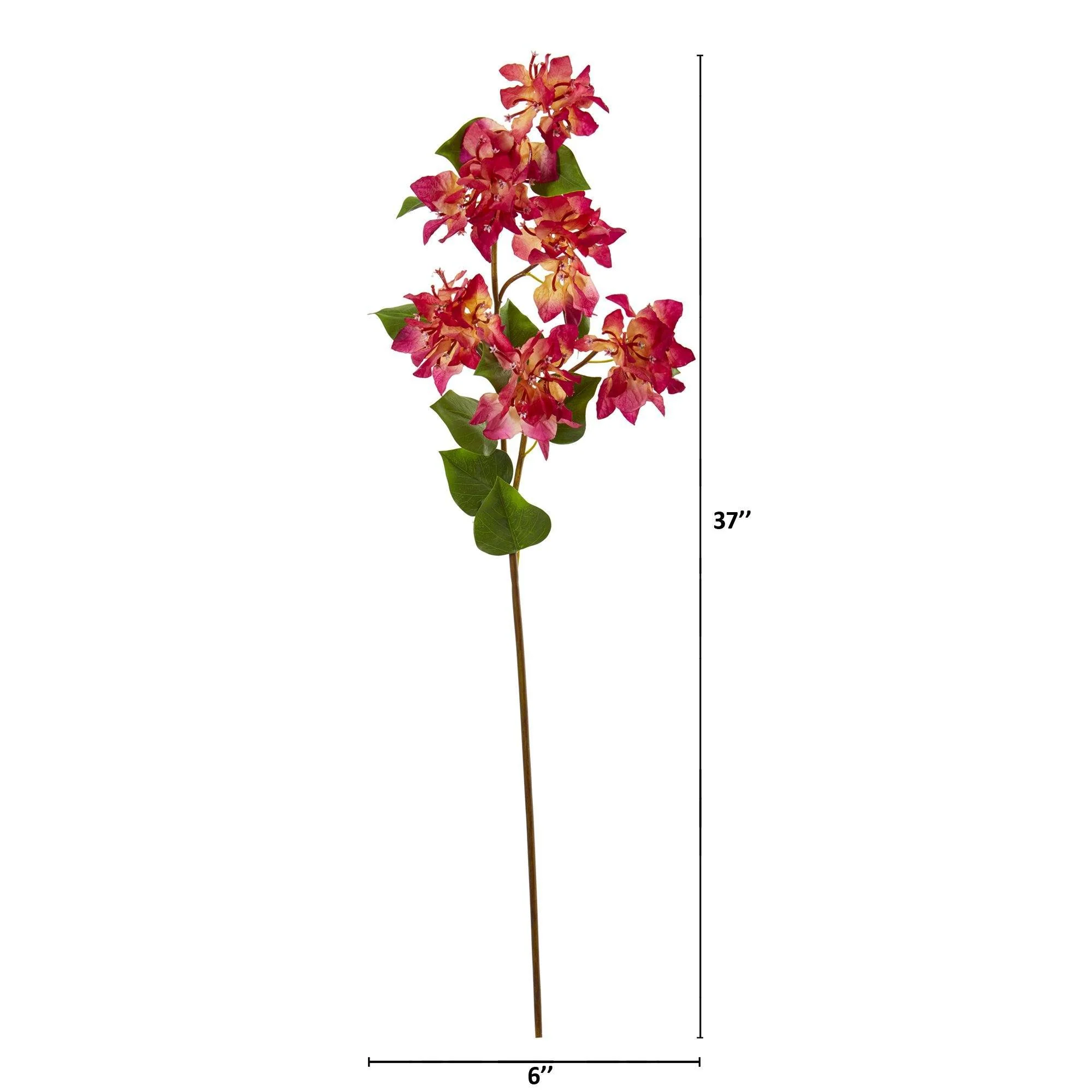 37” Bougainvillea Artificial Flower (Set of 4) - Image 3