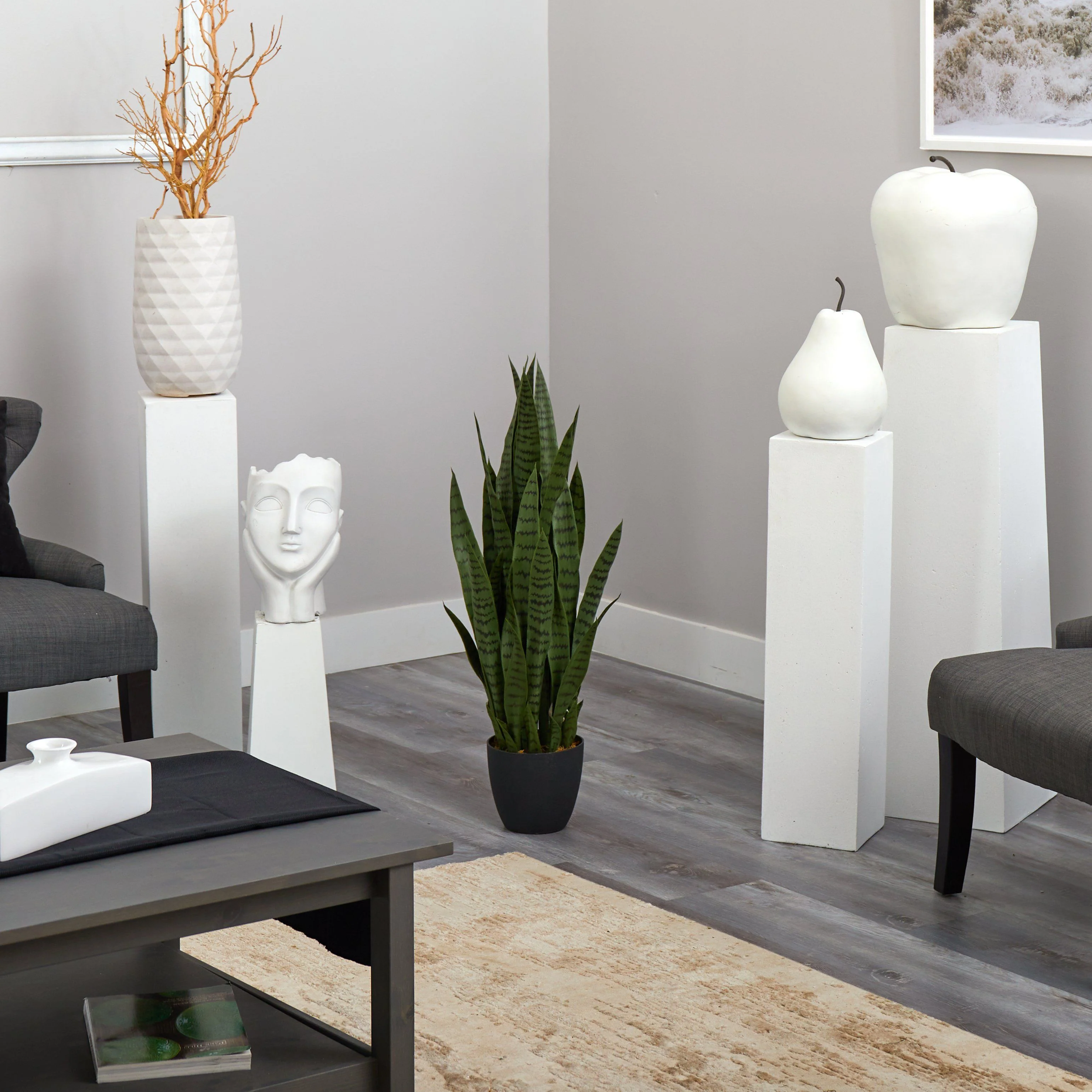 38” Sansevieria Artificial Plant - Image 5