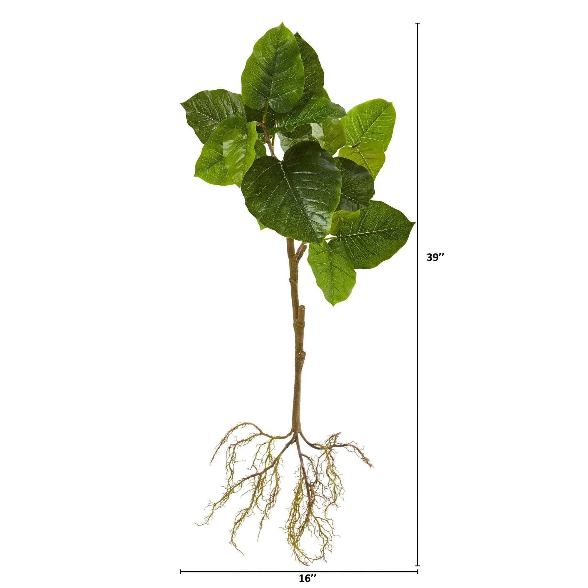 39” Foliage Artificial Branch with Intricate Roots System (Set of 2) - Image 2