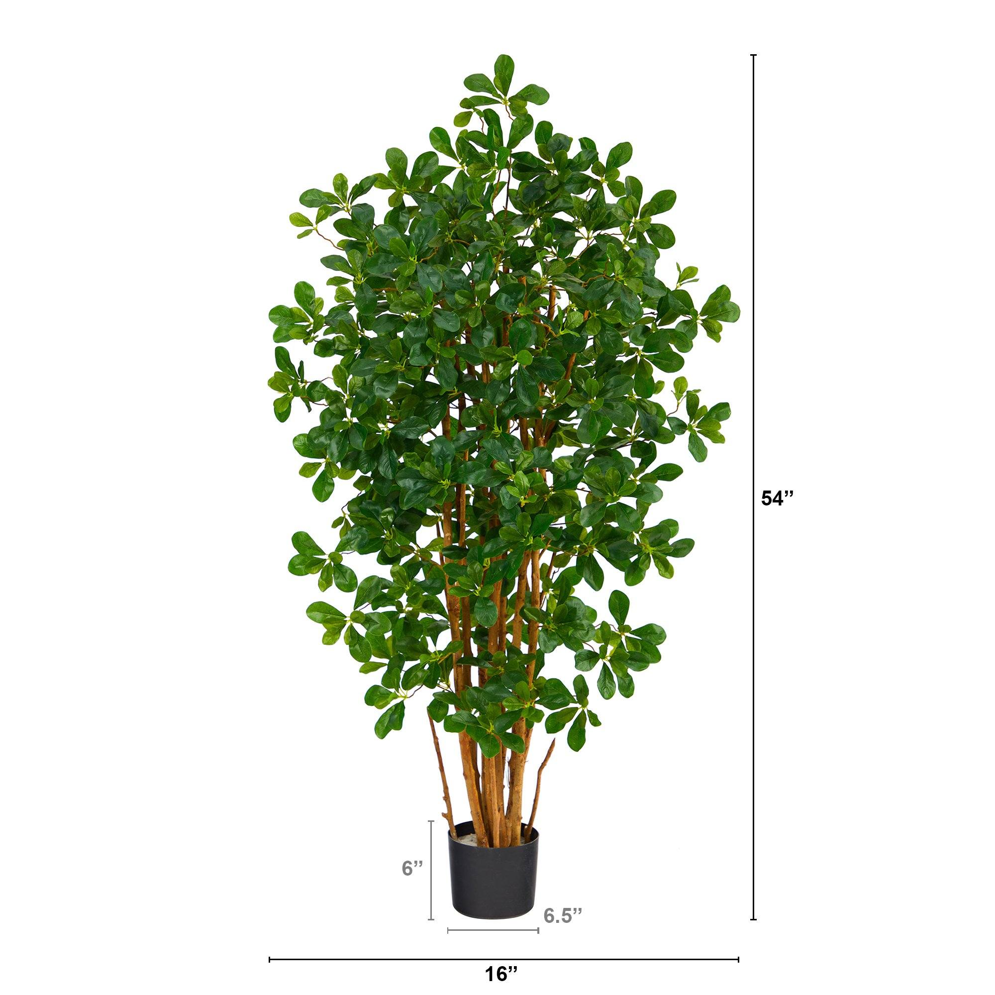 4.5’ Black Olive Artificial Tree - Image 2