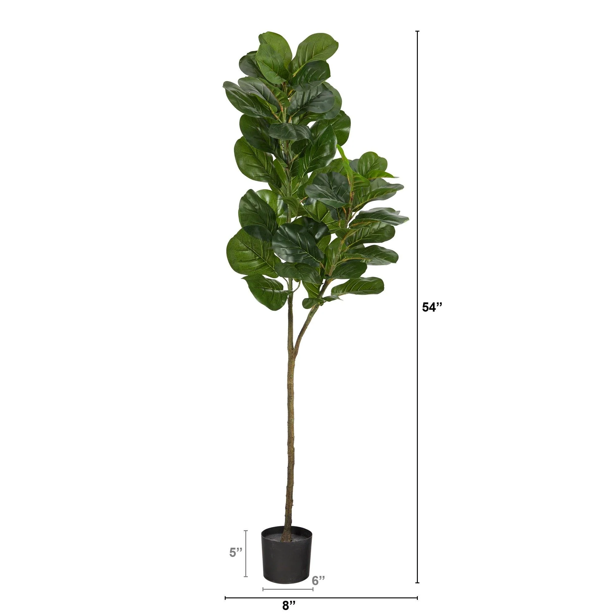 4.5’ Fiddle Leaf Fig Artificial Tree - Image 5