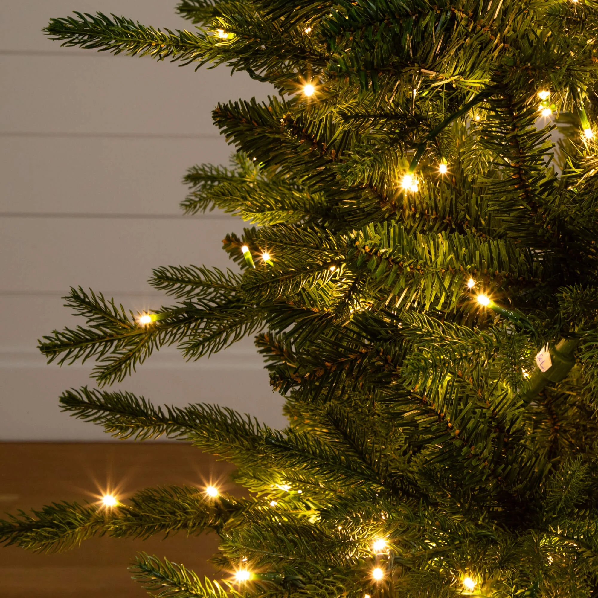 4.5' Pre-Lit Artificial Christmas Tree in Decorative Planter with 400 LED Lights - Image 2
