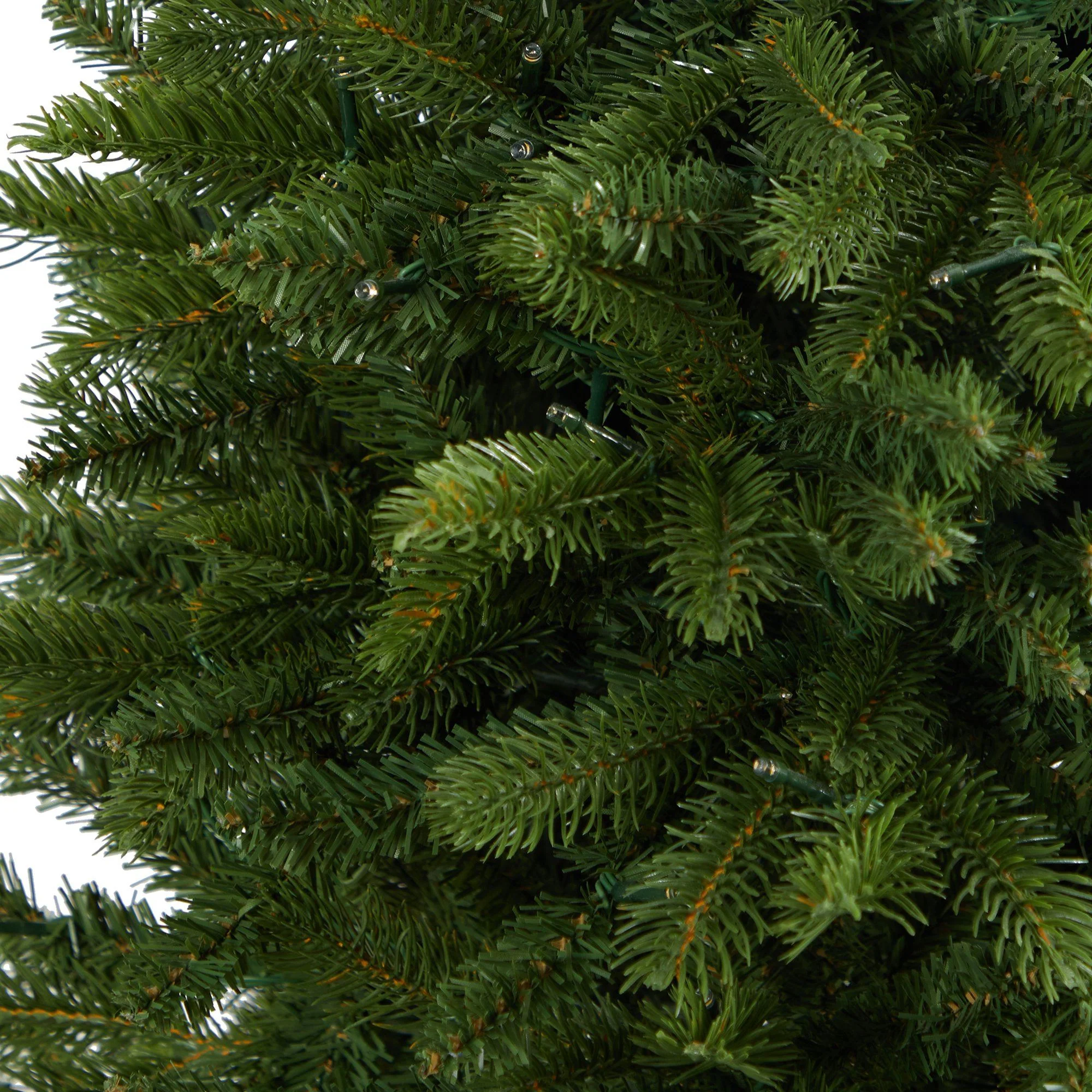 4.5’ Sierra Spruce “Natural Look” Artificial Christmas Tree with 150 Clear LED Lights in Decorative Urn - Image 5