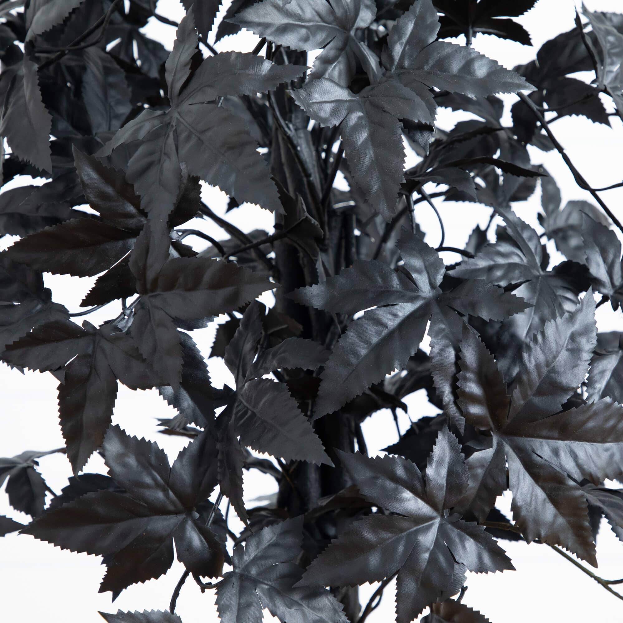4' Artificial Halloween Black Maple Tree with Natural Trunk - Image 2