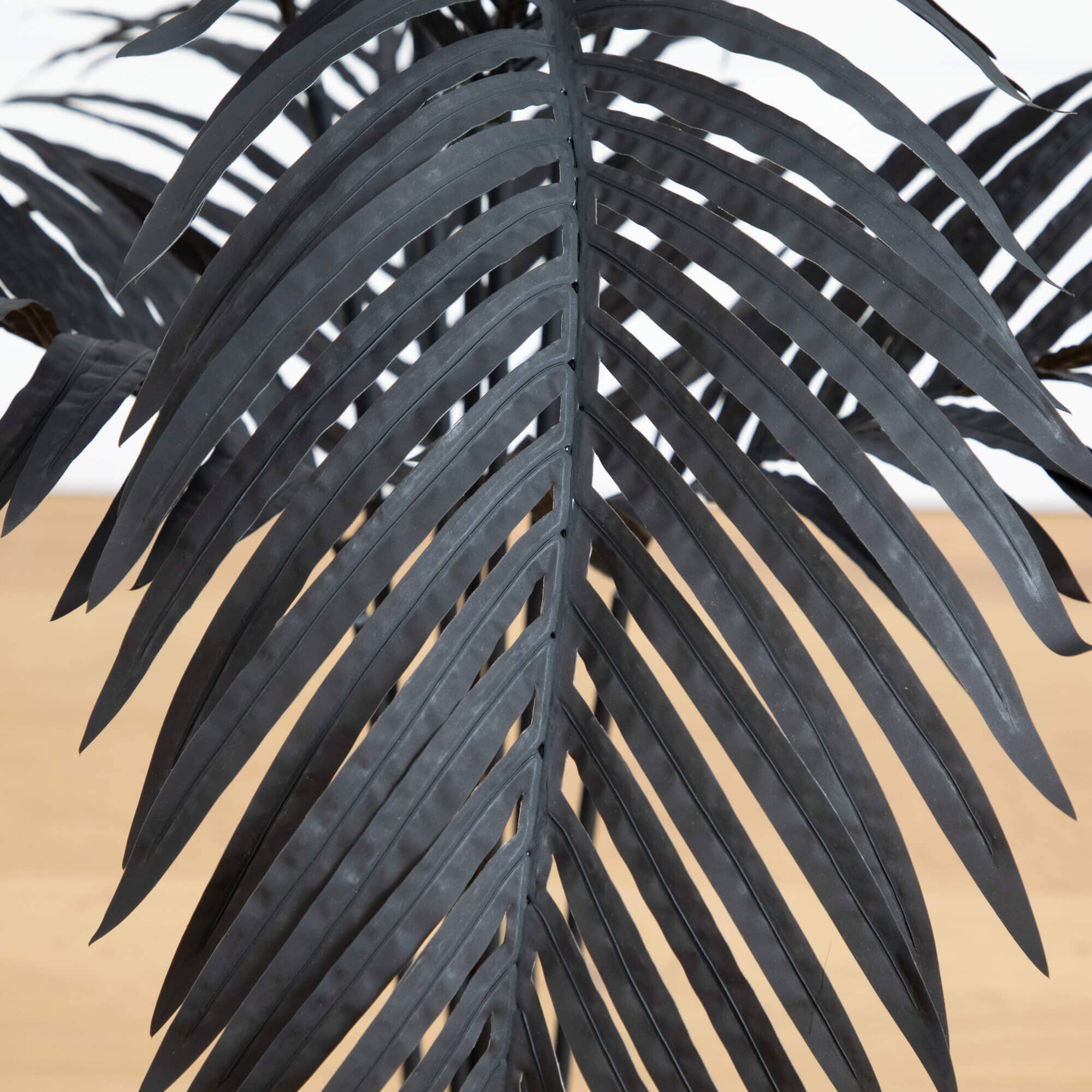 4' Artificial Halloween Black Paradise Palm Tree - Image 2