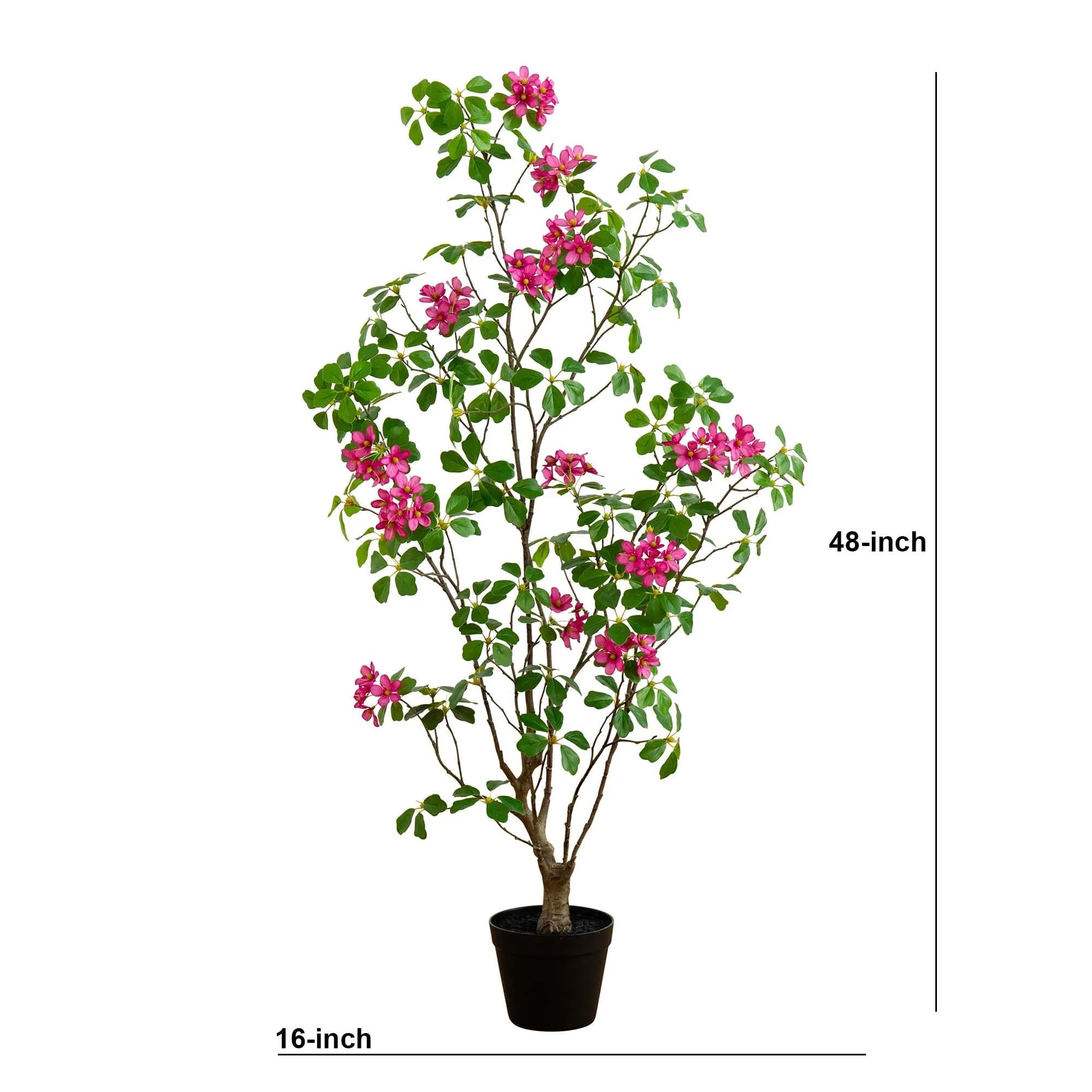 4’ Artificial Dogwood Tree with Real Touch Leaves - Image 5