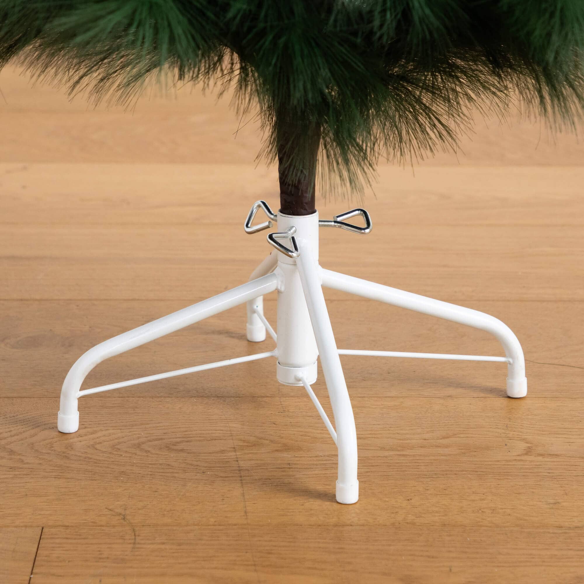 4' Artificial Green Pampas Grass Christmas Tree - Image 6