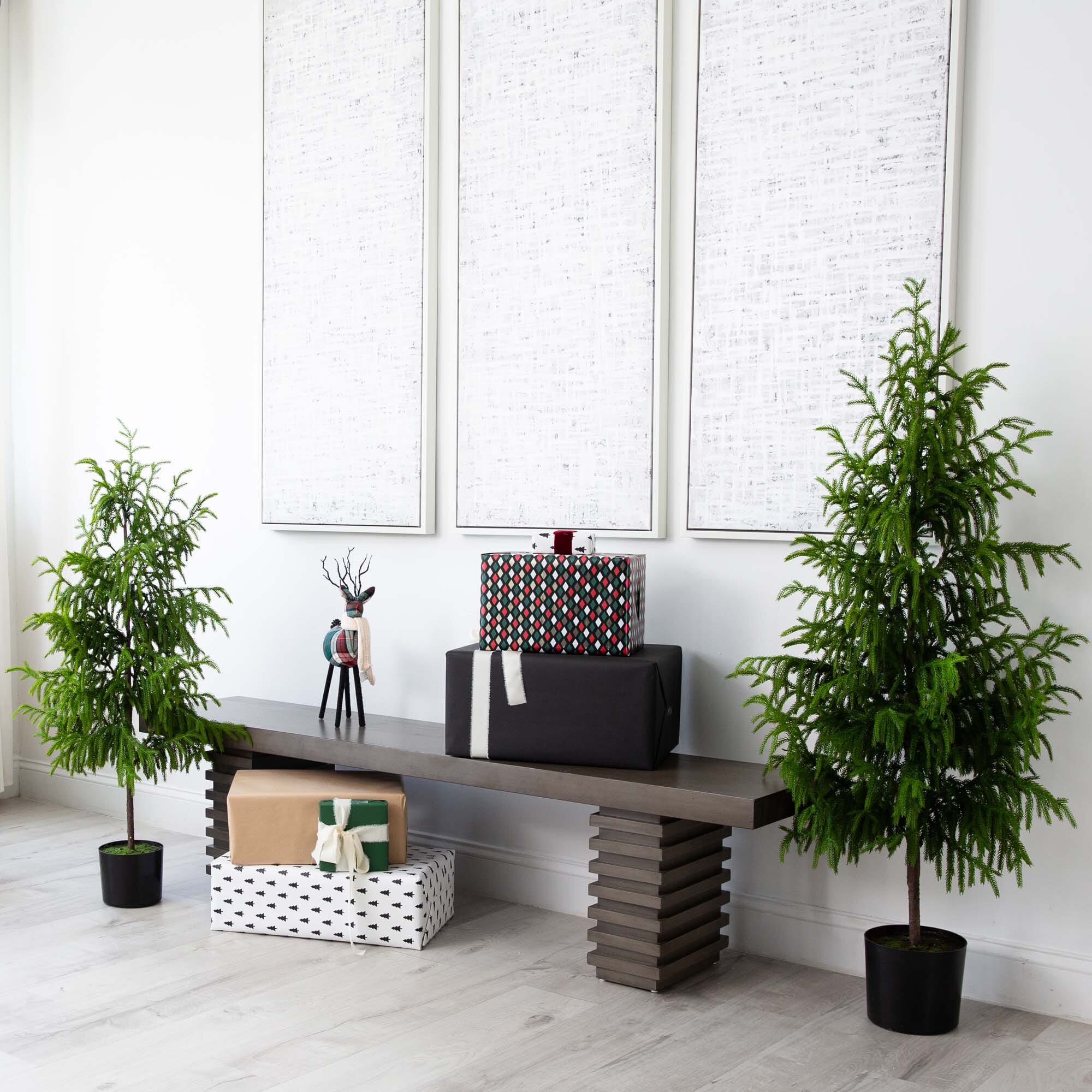 4' Artificial Norfolk Pine Tree - Image 4