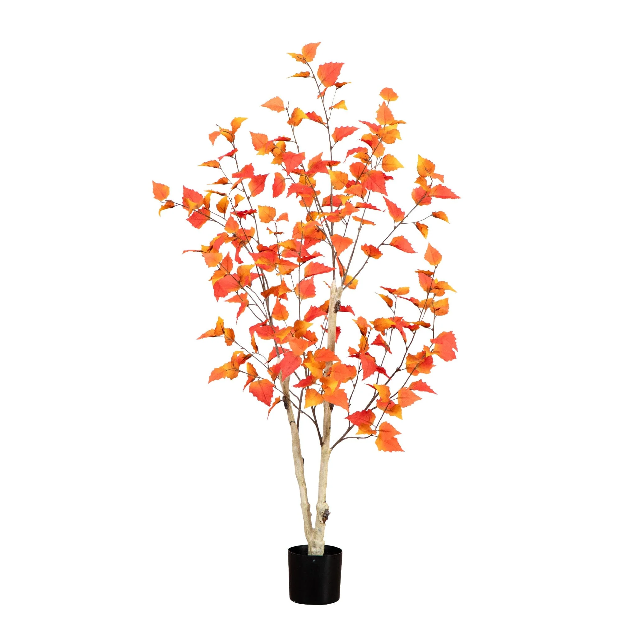 4’ Autumn Birch Artificial Fall Tree - Image 6