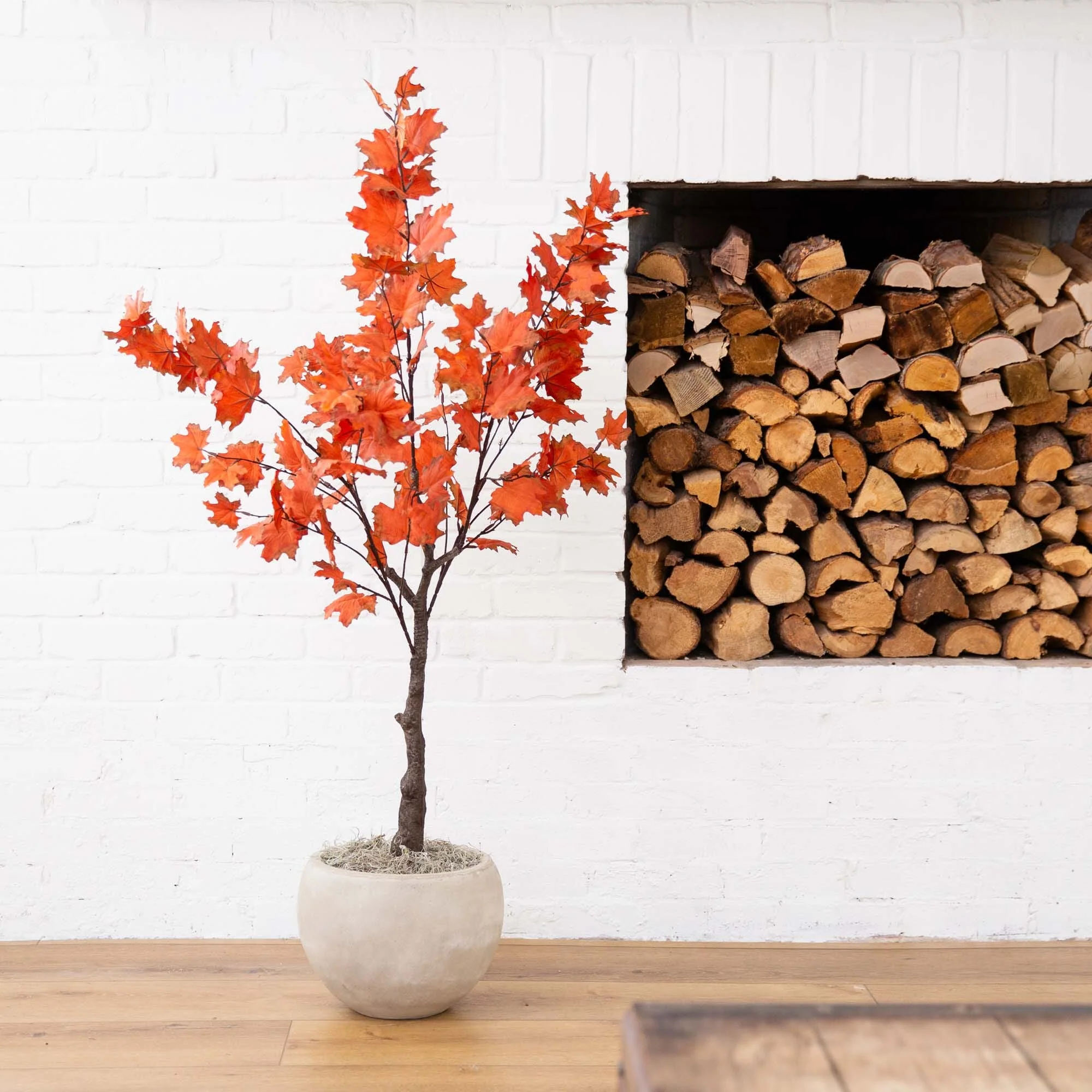 4' Autumn Rustic Maple Artificial Fall Tree - Image 3