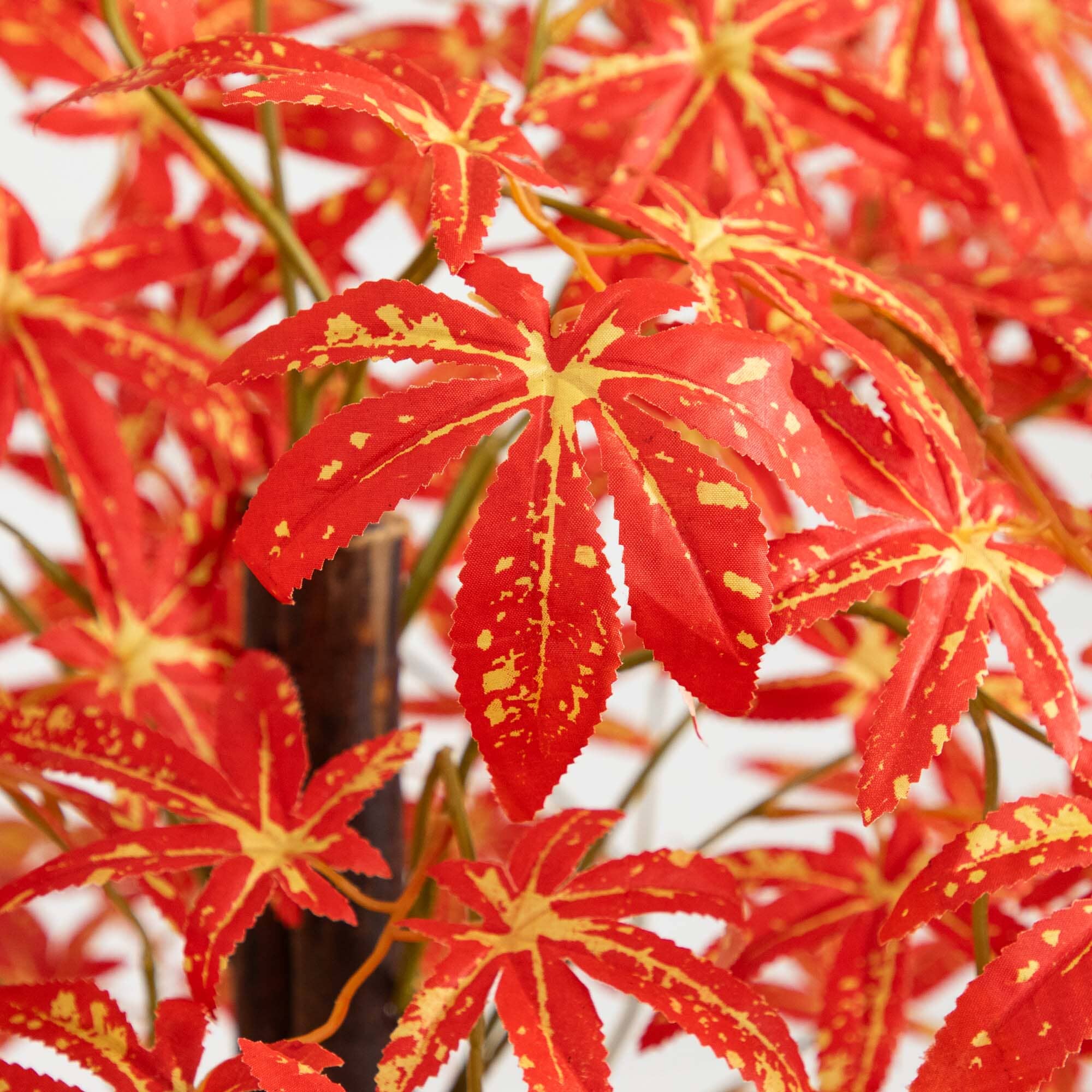 4’ Autumn Vibrant Maple Artificial Fall Tree - Image 2