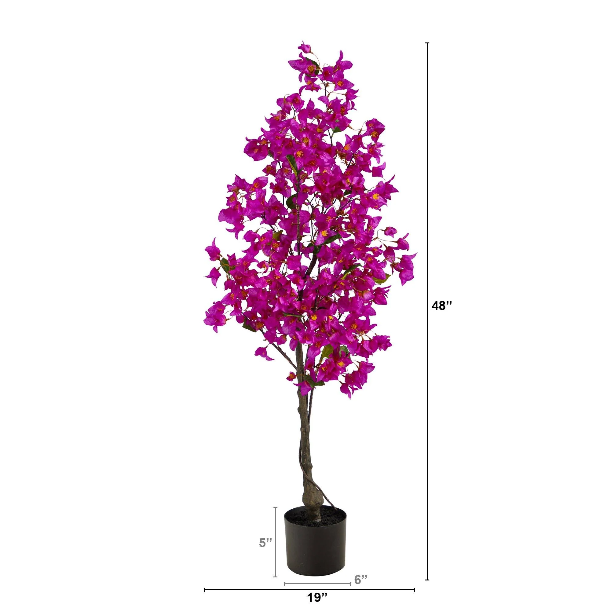 4’ Bougainvillea Artificial Tree - Image 2