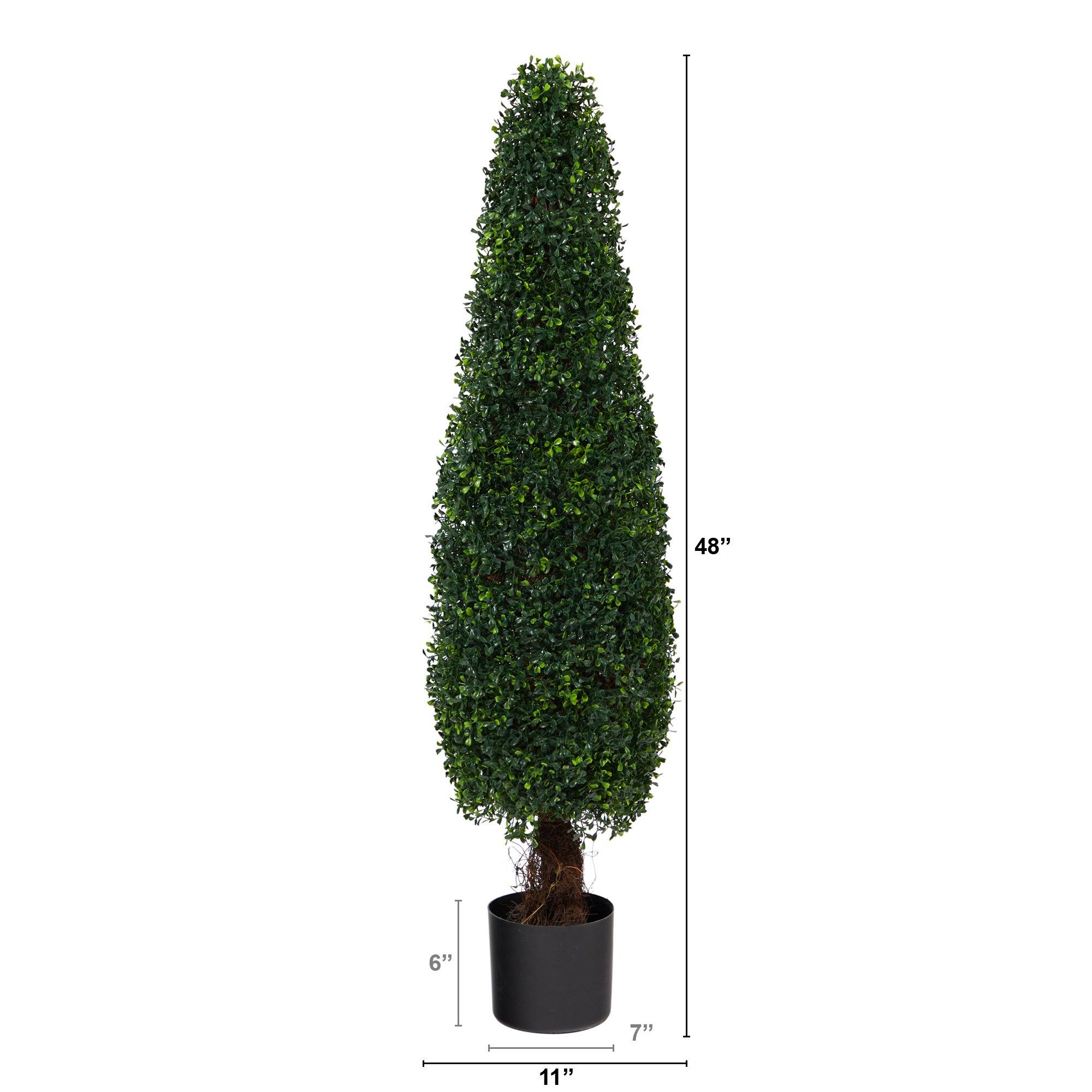 4’ Boxwood Topiary Artificial Tree UV Resistant (Indoor/Outdoor) - Image 5