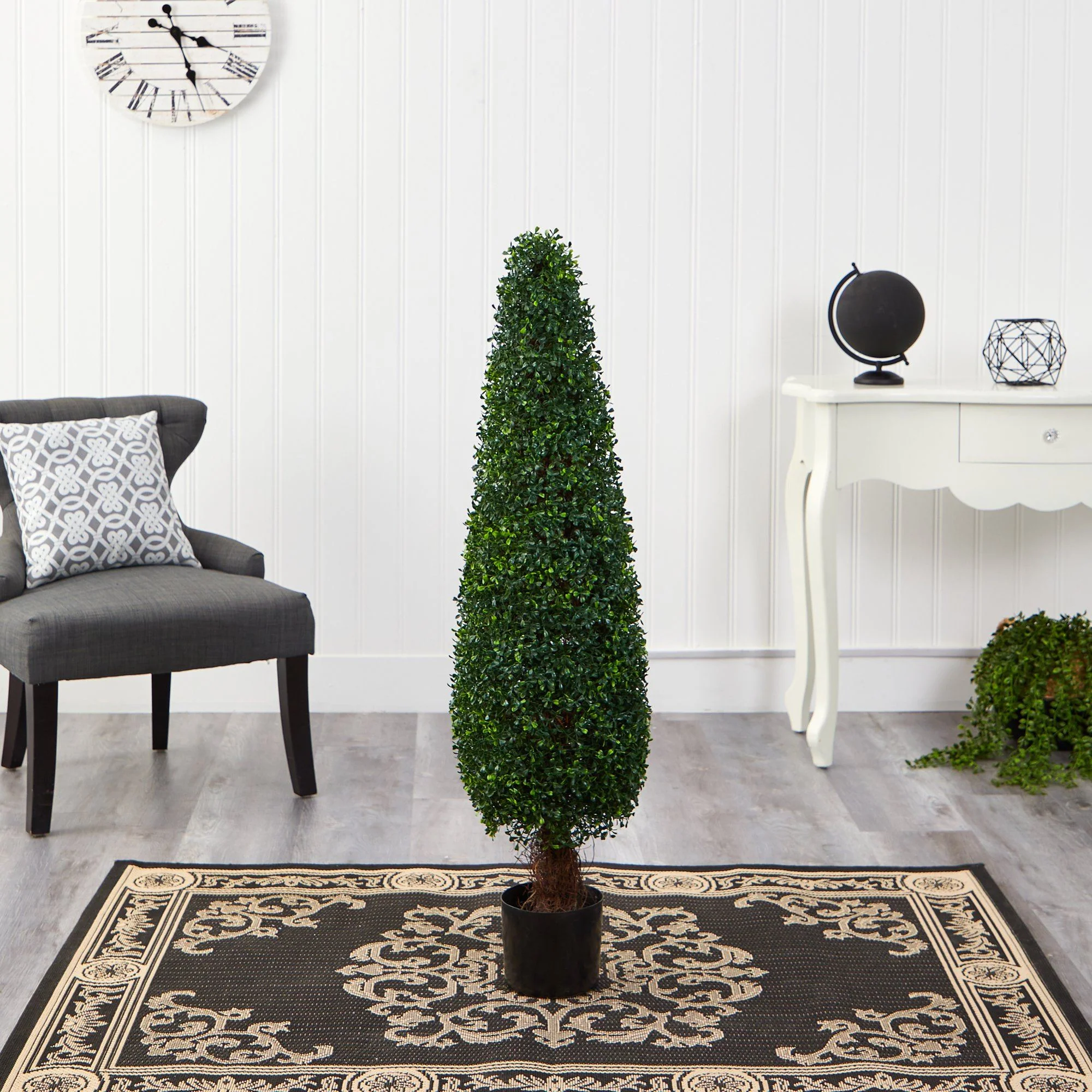 4’ Boxwood Topiary Artificial Tree UV Resistant (Indoor/Outdoor) - Image 6