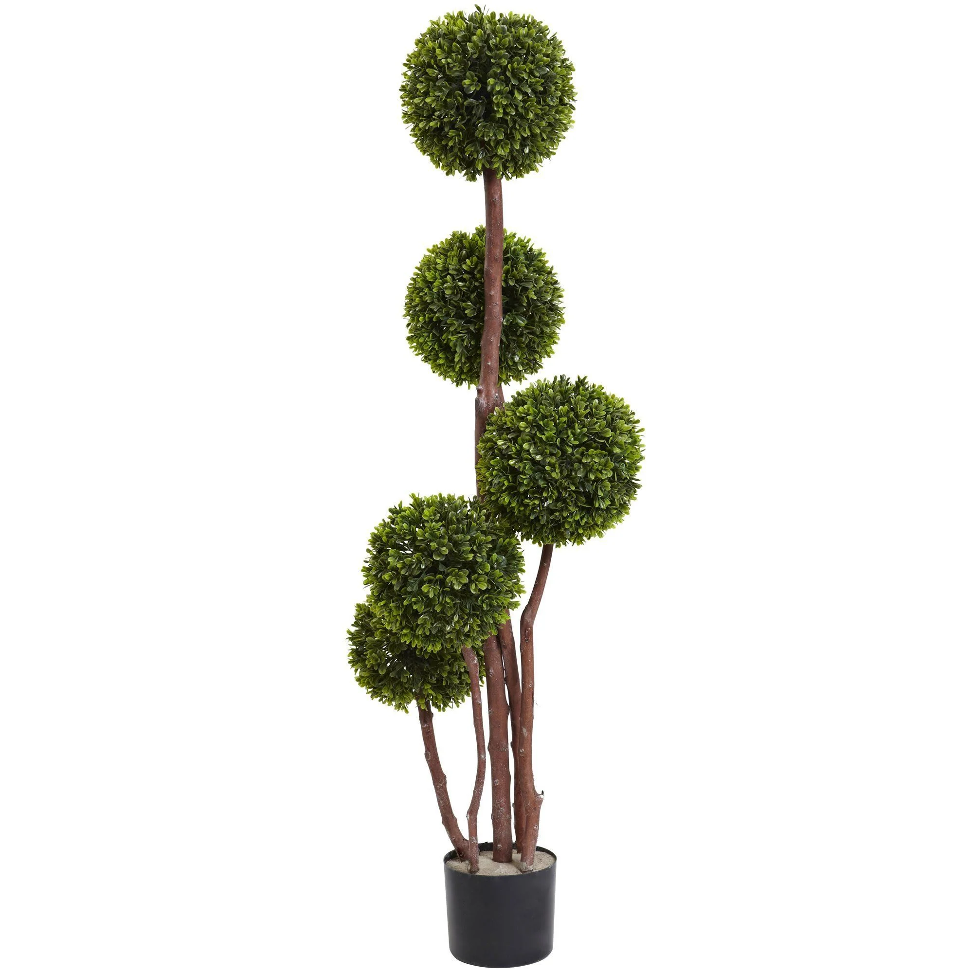 4’ Boxwood Five Ball Topiary UV Resistant (Indoor/Outdoor) - Image 4