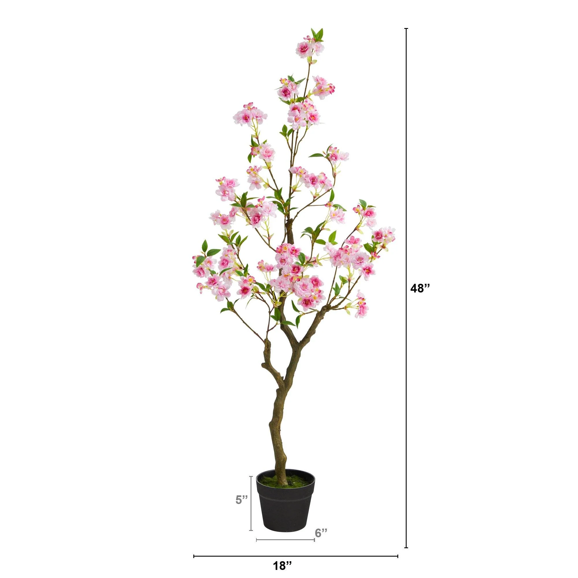 4’ Cherry Blossom Artificial Plant - Image 2