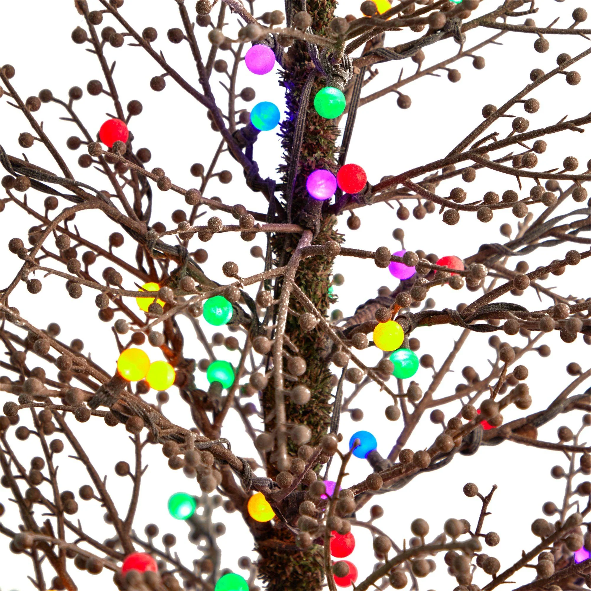 4’ Frosted Berry Twig Artificial Christmas Tree - Image 4