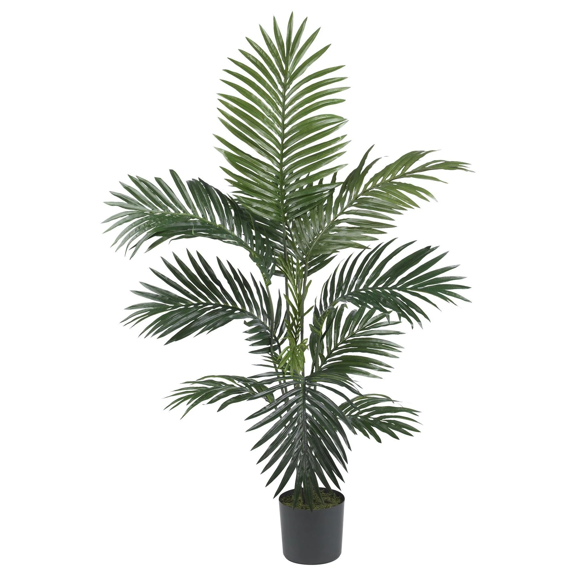 4' Faux Kentia Palm Silk Tree - Image 6