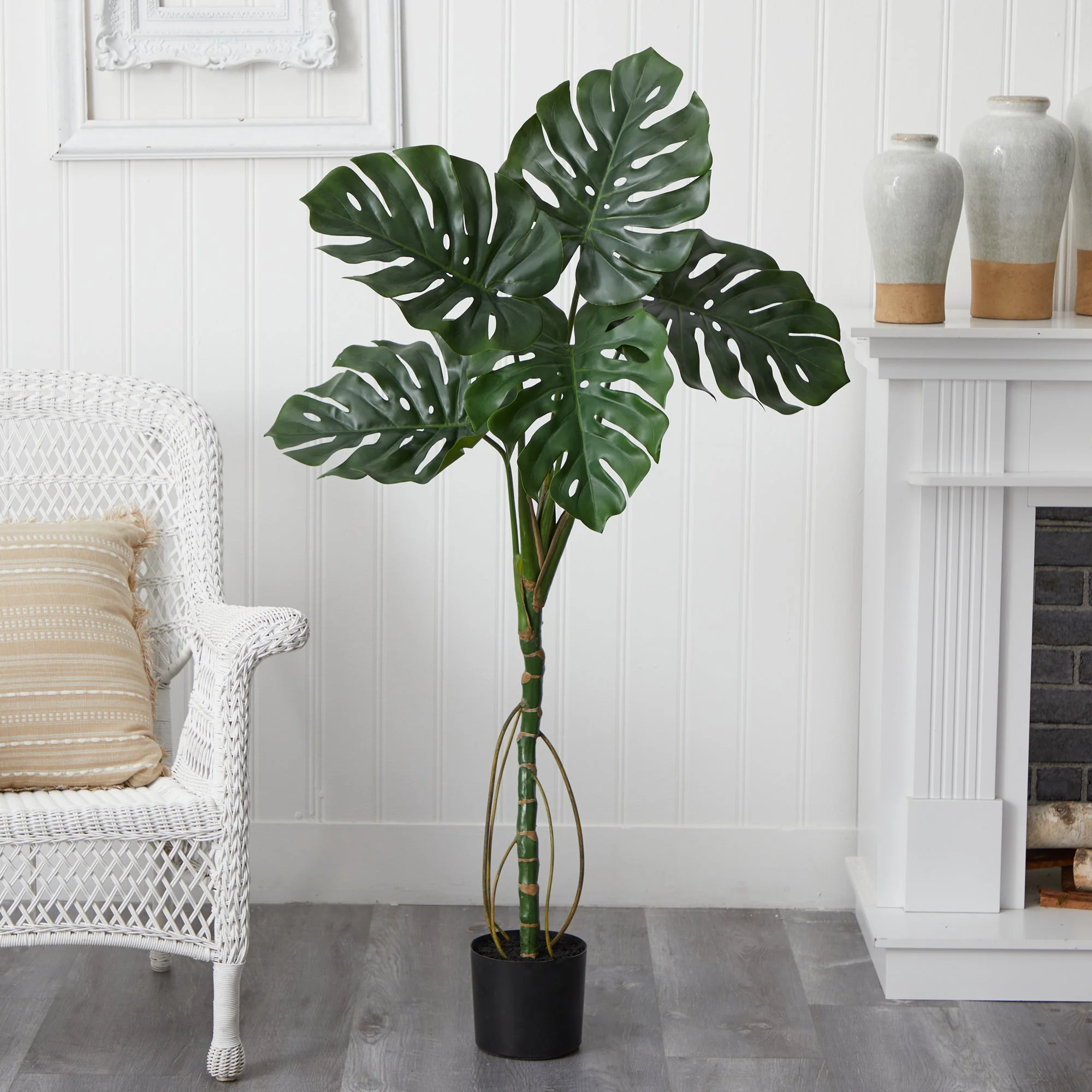 4’ Monstera Artificial Tree - Image 3