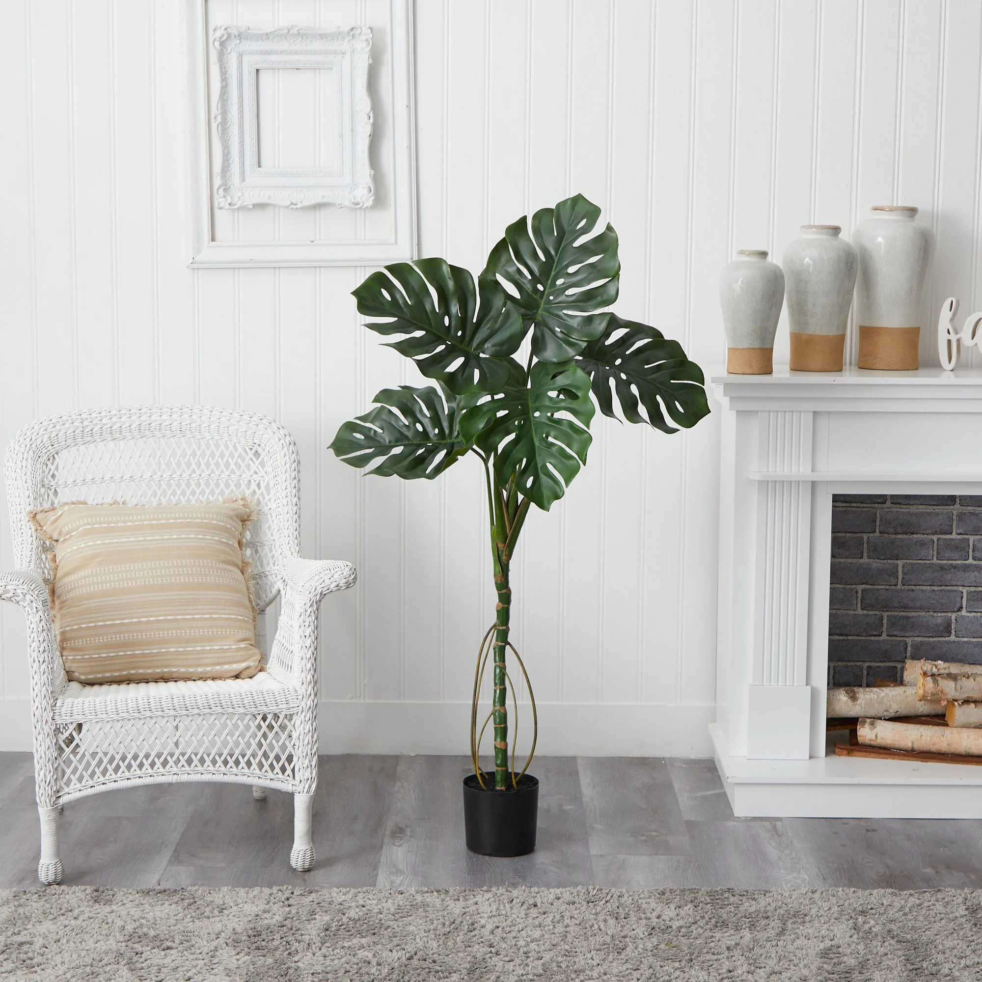 4’ Monstera Artificial Tree - Image 4