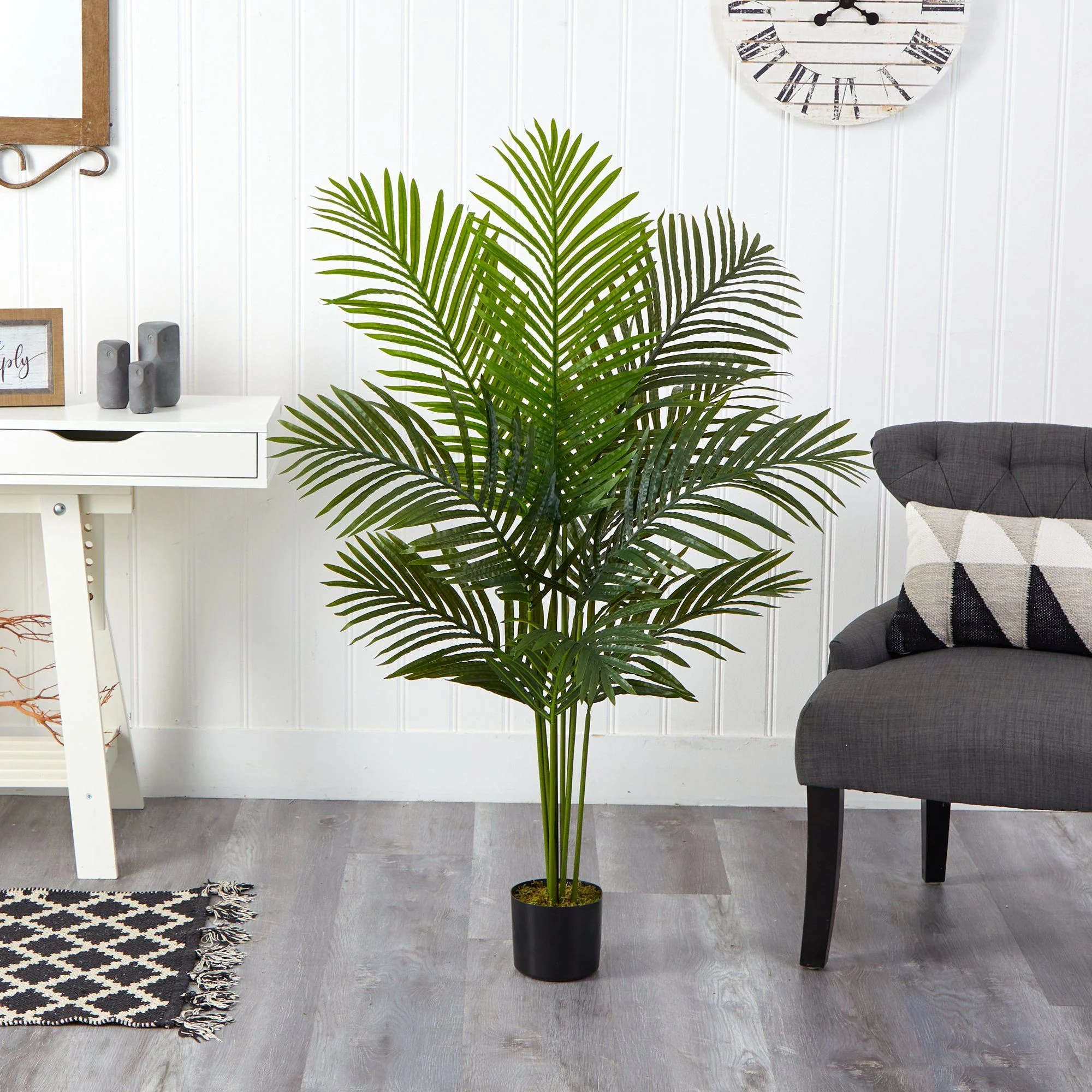 4’ Artificial Paradise Palm Tree - Image 4