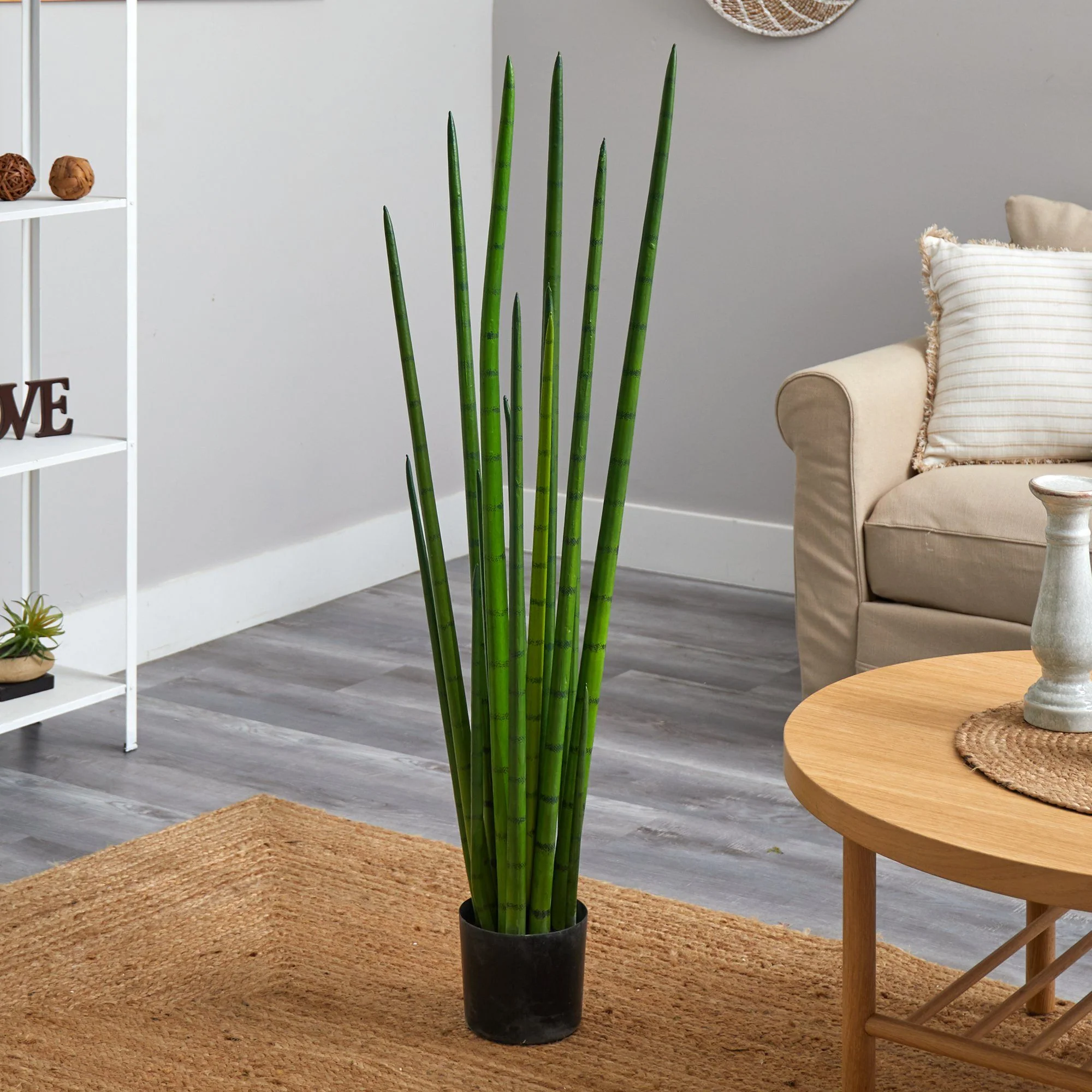 4’ Sansevieria Snake Artificial Plant - Image 3