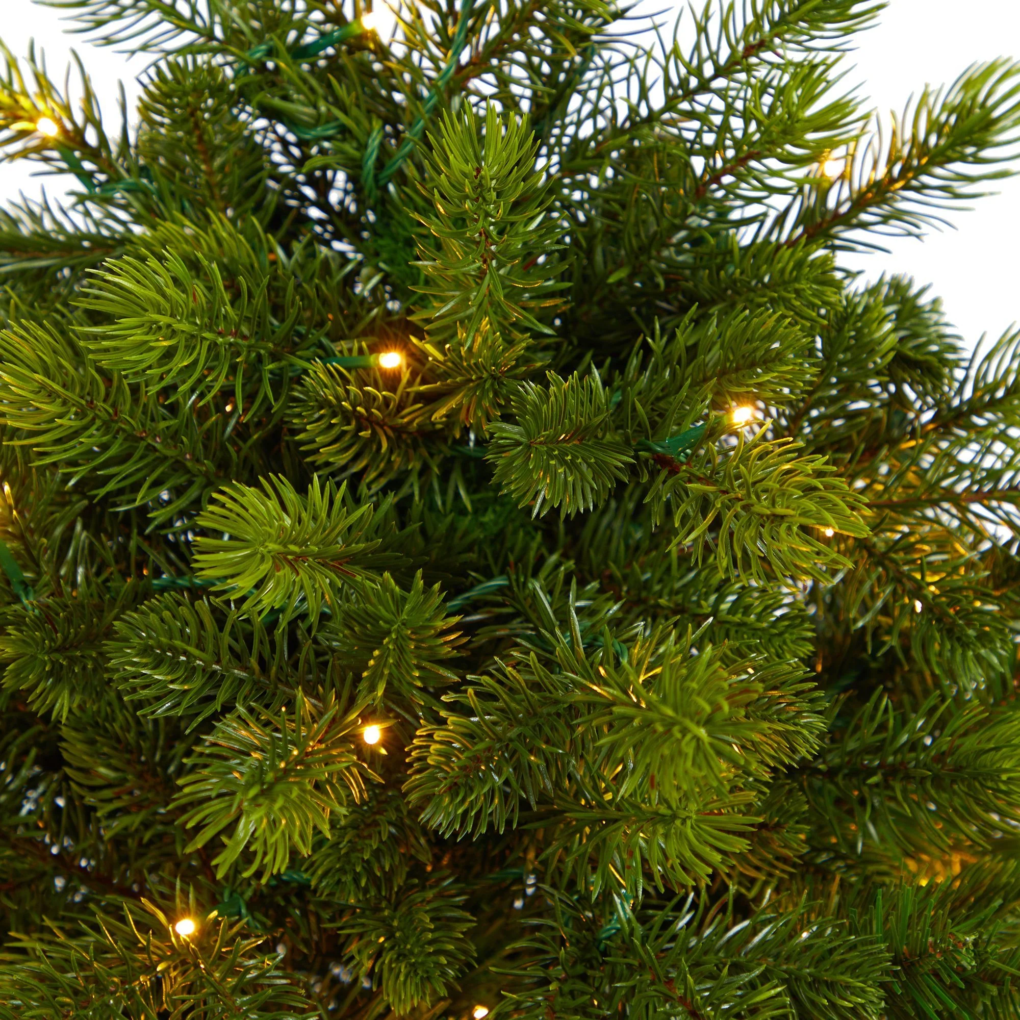 4’ Slim Colorado Mountain Spruce Artificial Christmas Tree with 150 (Multifunction) Micro LED Lights and 360 Branches - Image 4
