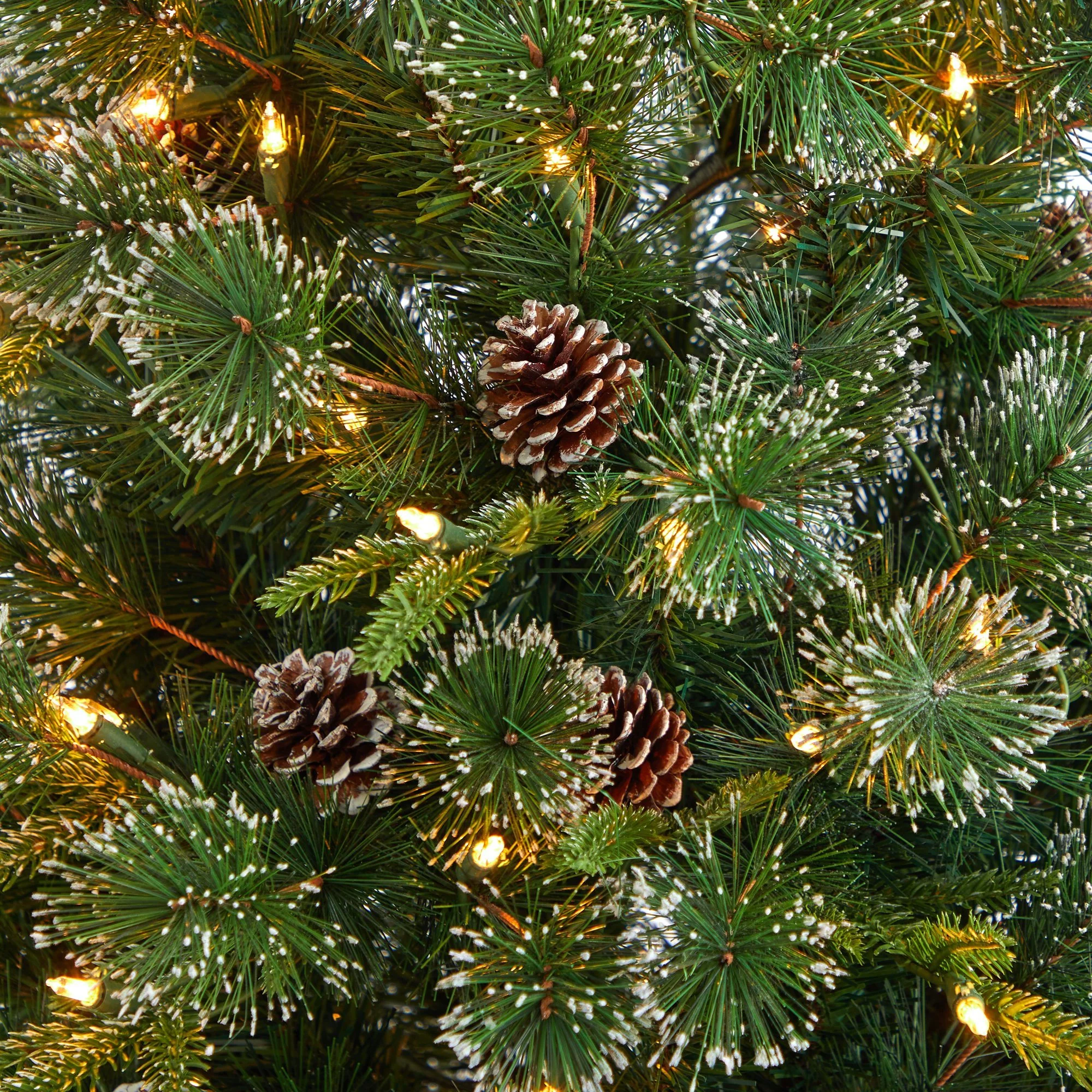 4’ Snowed Tipped Clermont Pine Artificial Christmas Tree - Image 4