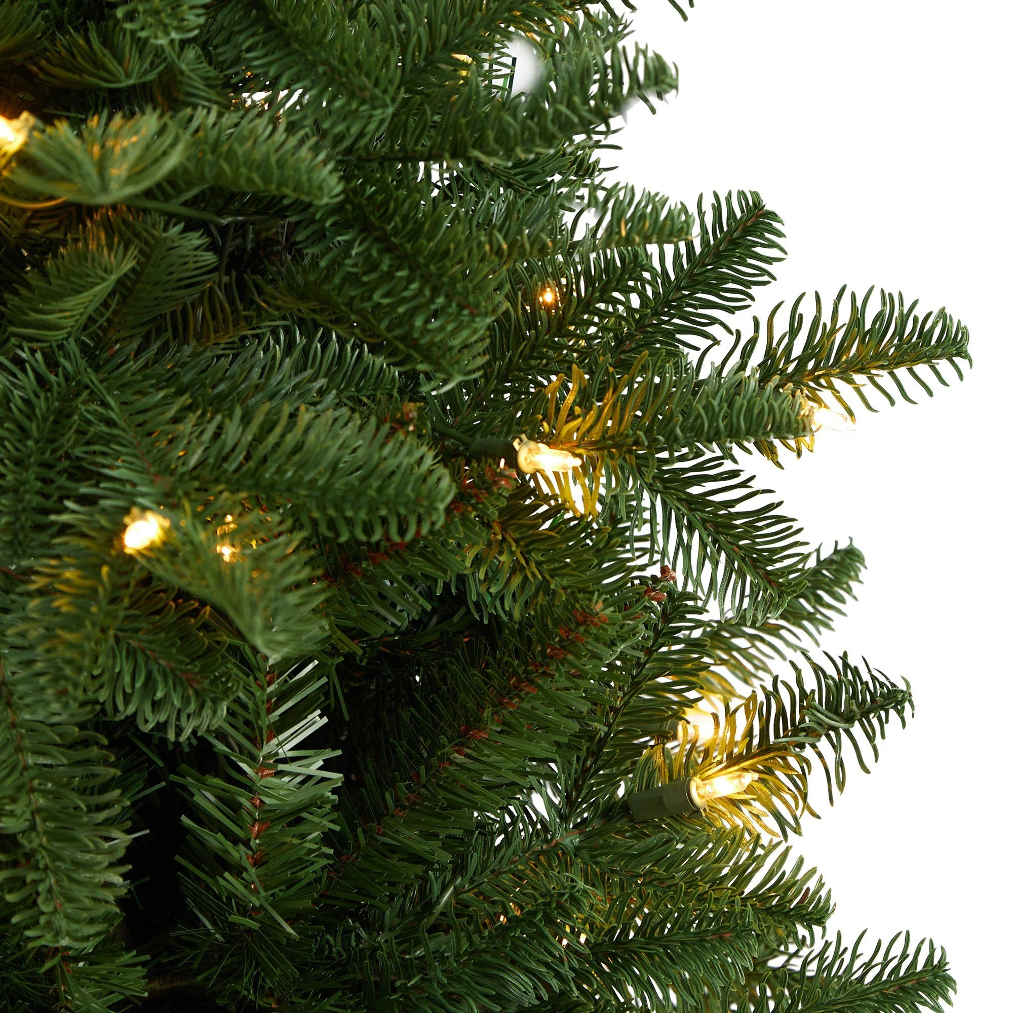 4’ South Carolina Spruce Christmas Tree with 200 White Warm Lights and 848 Bendable Branches - Image 4