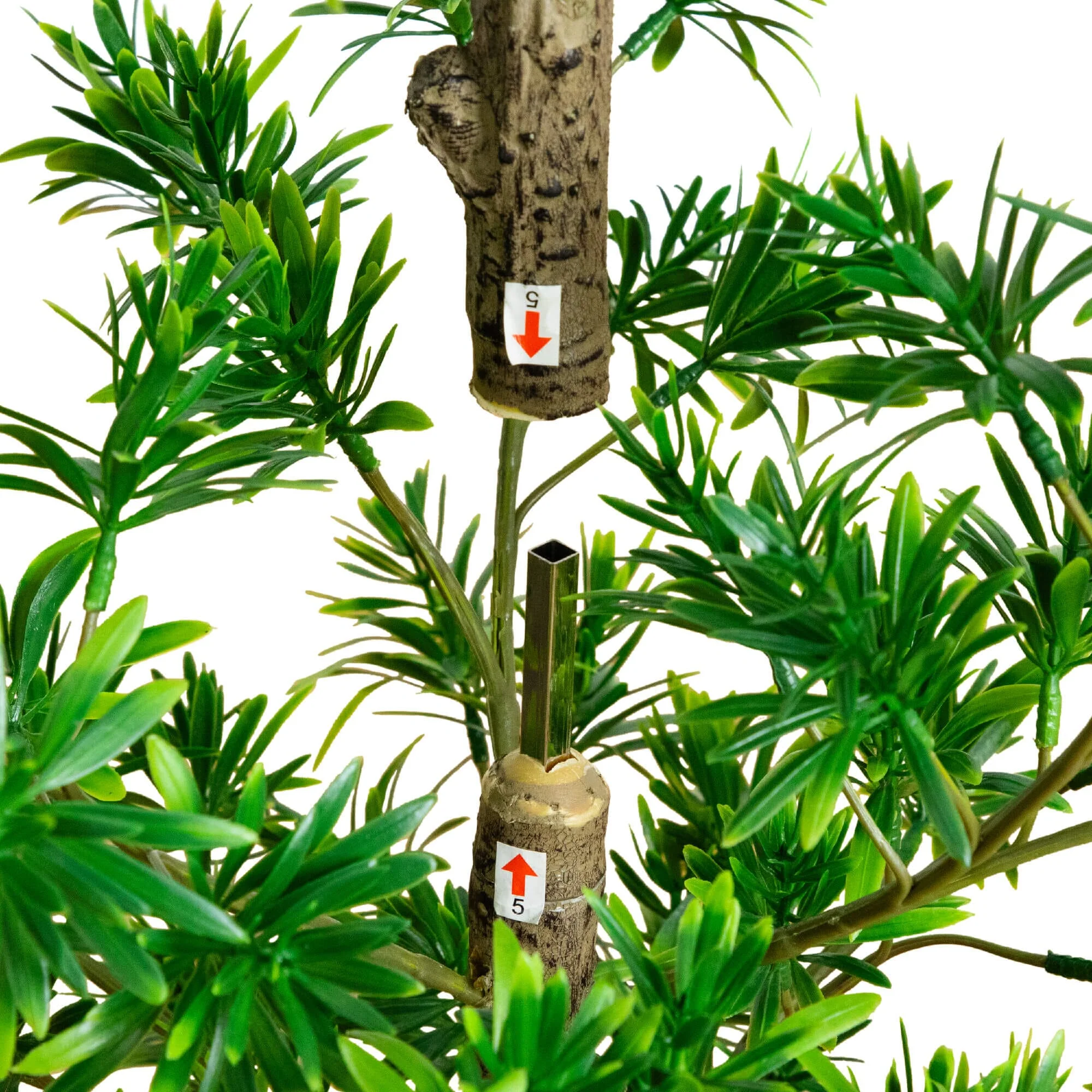 4' UV Artificial Podocarpus Artificial Tree (Indoor/Outdoor) - Image 5
