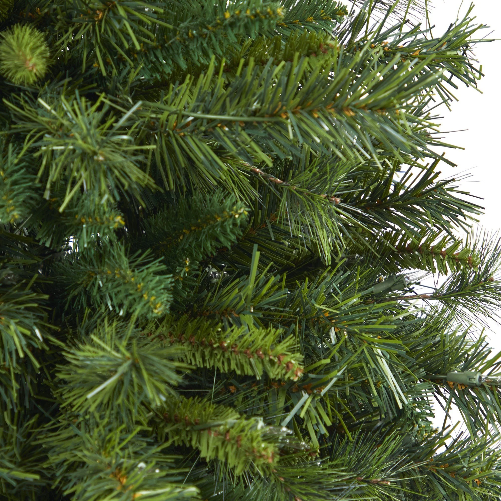 4’ Wyoming Mixed Pine Artificial Christmas Tree with 150 Clear Lights and 270 Bendable Branches in Tower Planter - Image 11