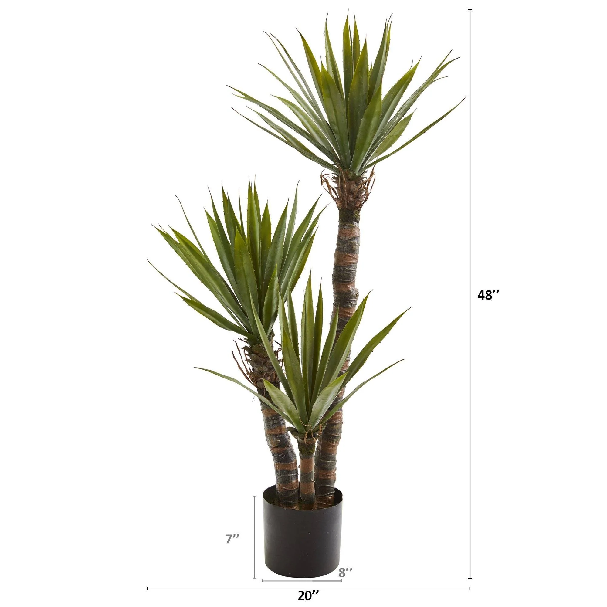 4’ Yucca Artificial Tree - Image 6