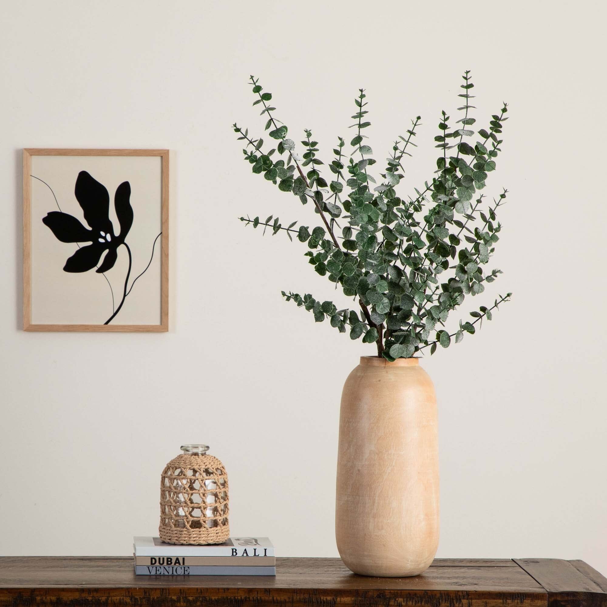 40" Artificial Eucalyptus Stems - Set of 3 - Image 4