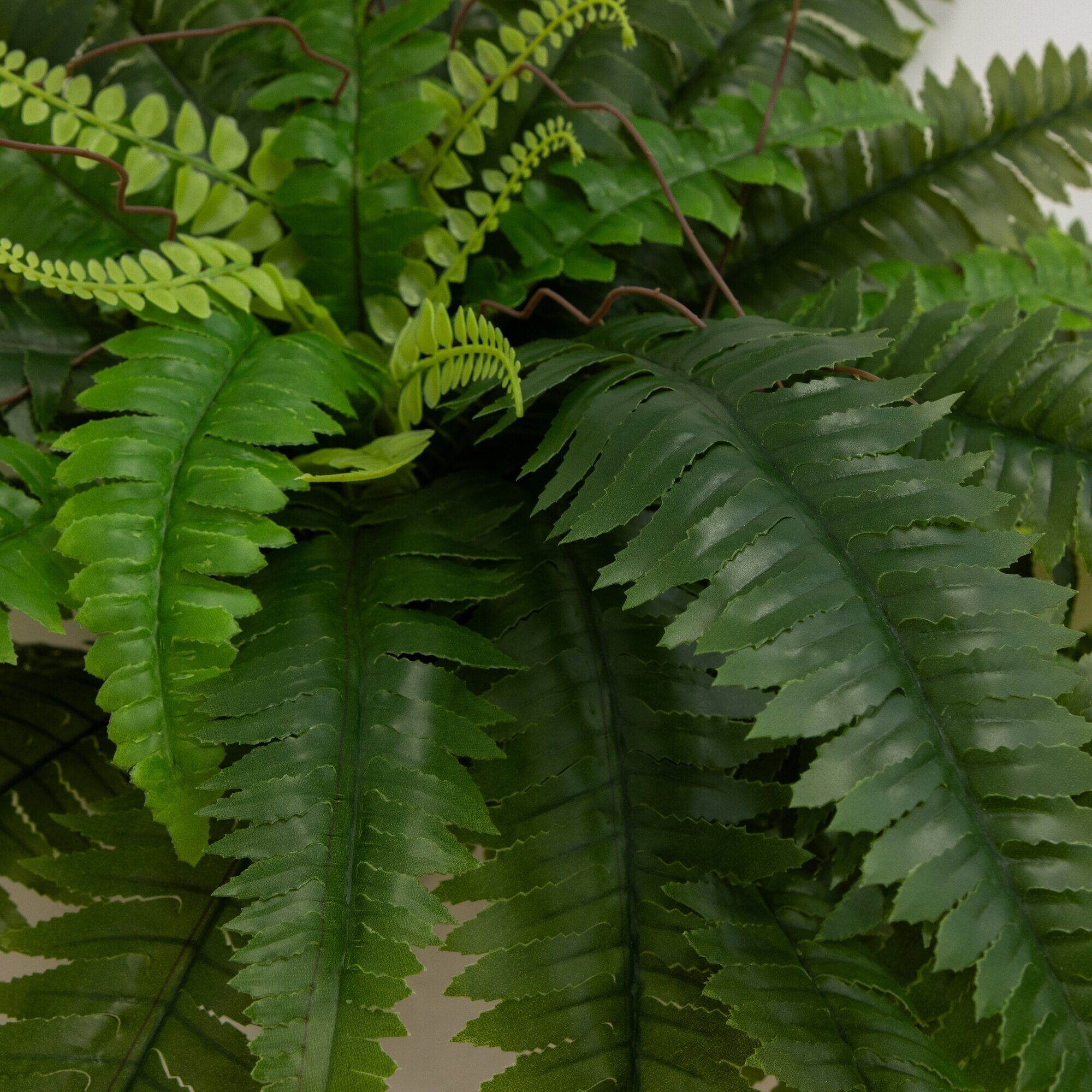 40" UV Resistant Artificial Boston Fern (Indoor/Outdoor) - Set of 2 - Image 2