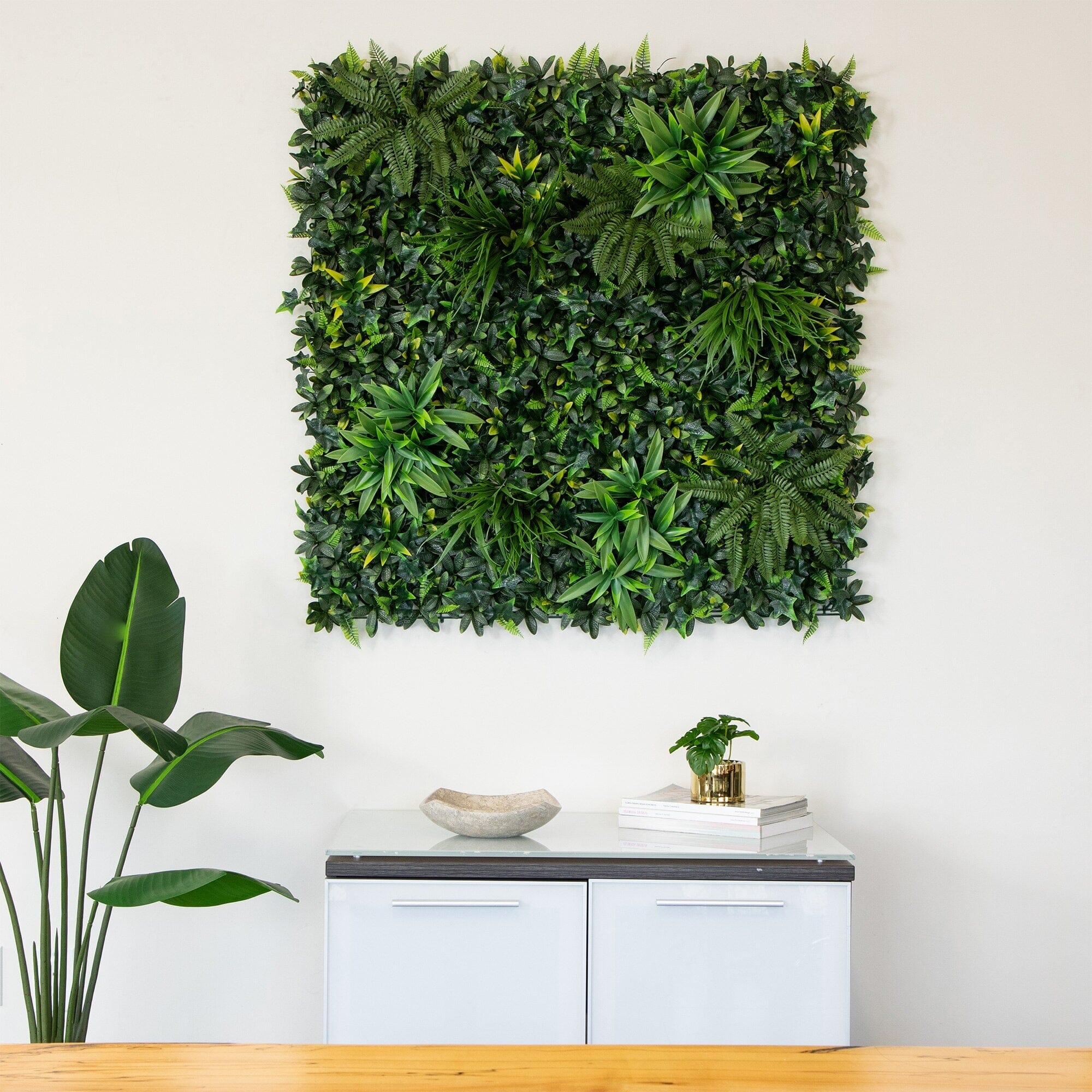 40” x 40” UV Resistant Andean Cloud Forest Artificial Living Wall Panel (Indoor/Outdoor) - Image 3
