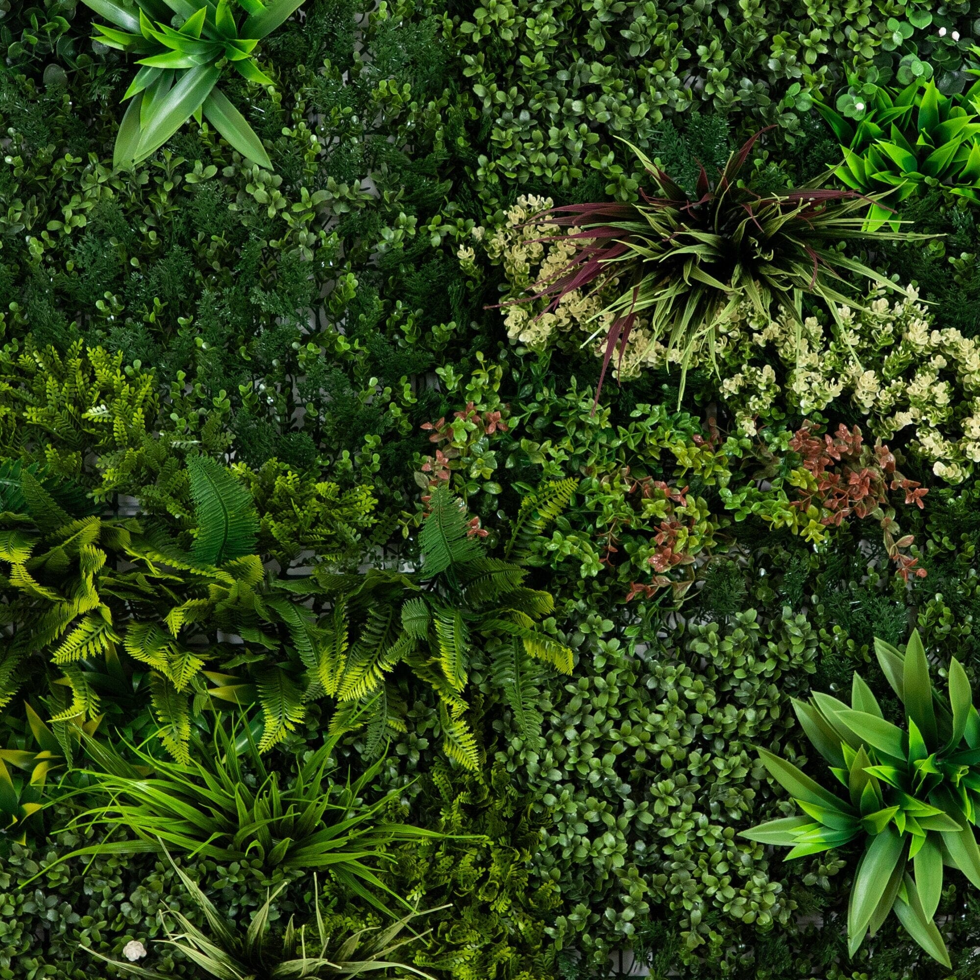 40” x 40” UV Resistant Madagascar Forest Artificial Living Wall Panel (Indoor/Outdoor) - Image 2
