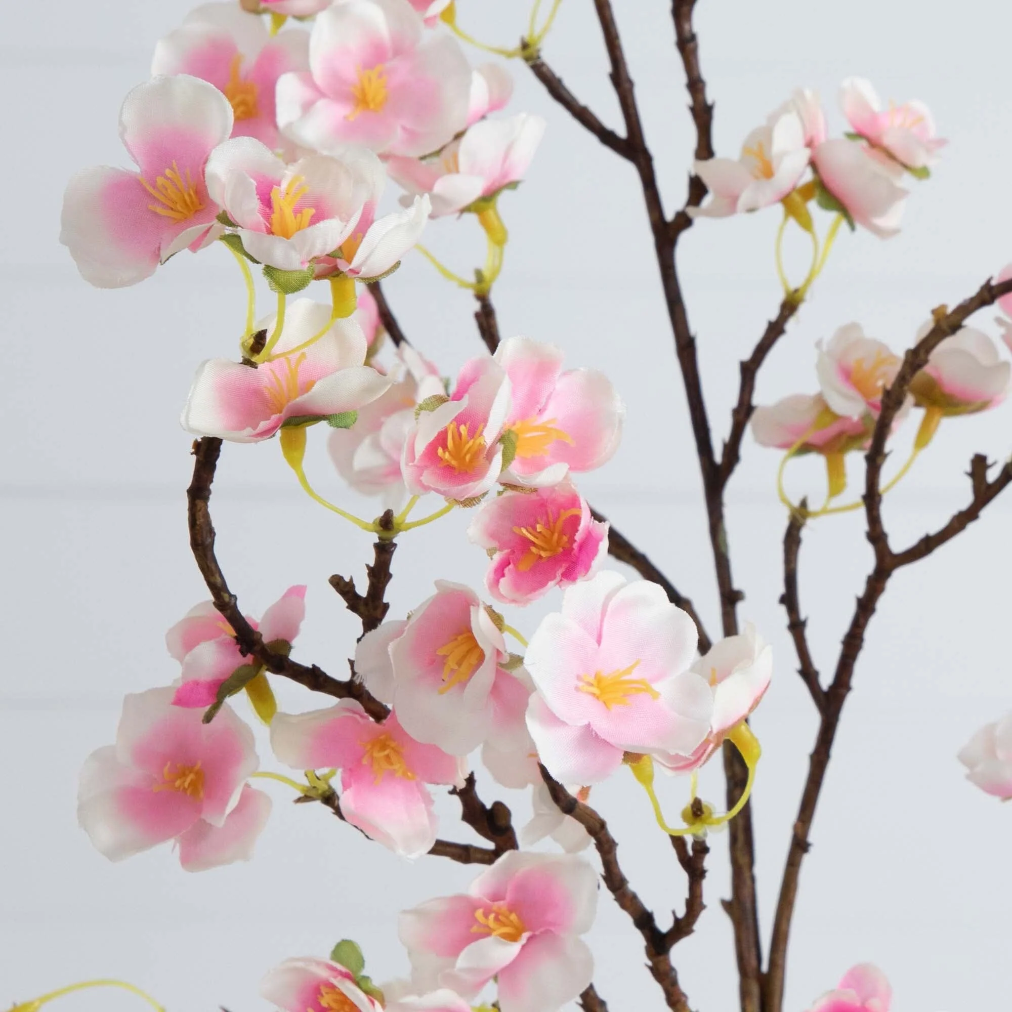 41" Artificial Cherry Blossom Flower Stems - Set of 3 - Image 2