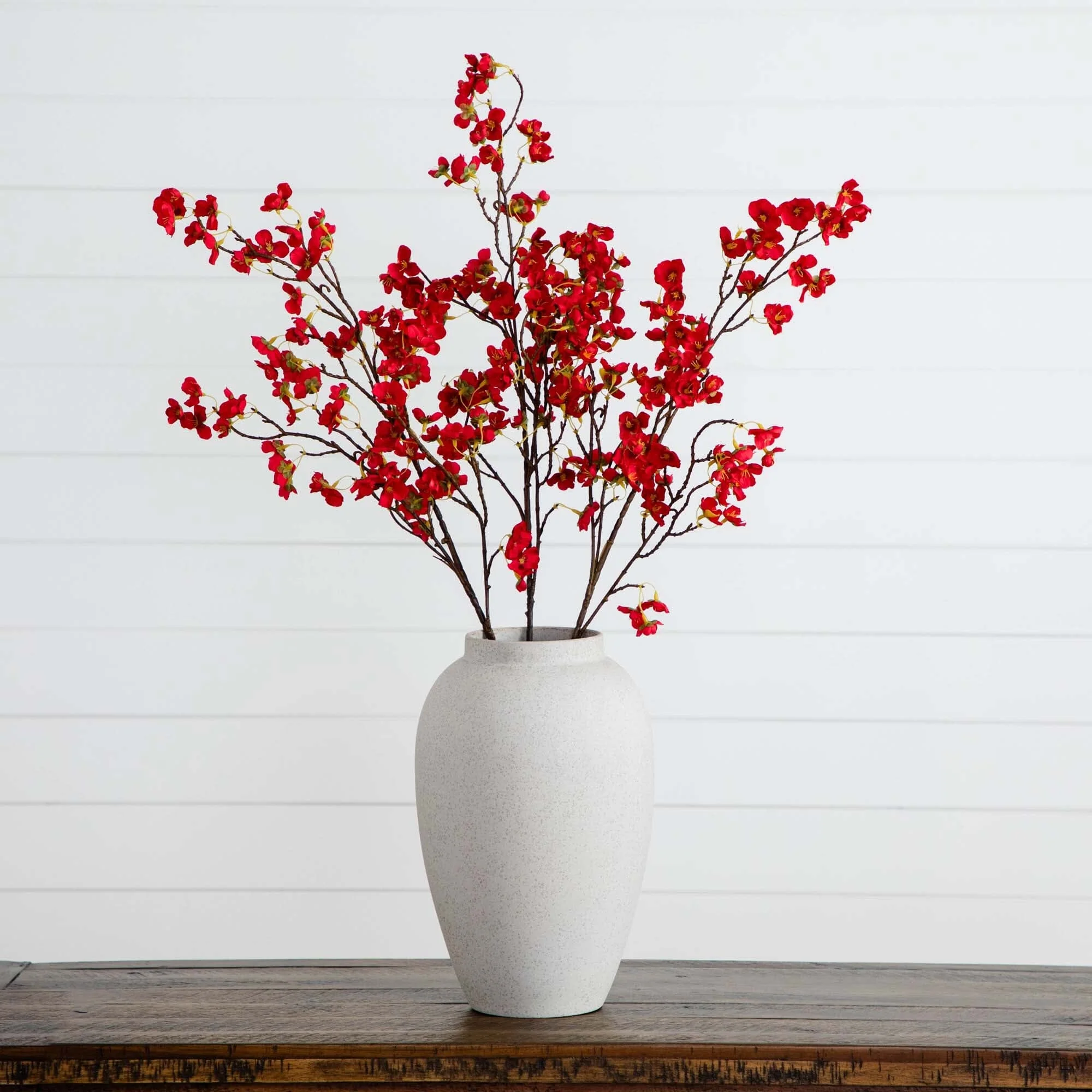 41" Artificial Cherry Blossom Flower Stems - Set of 3 - Image 9