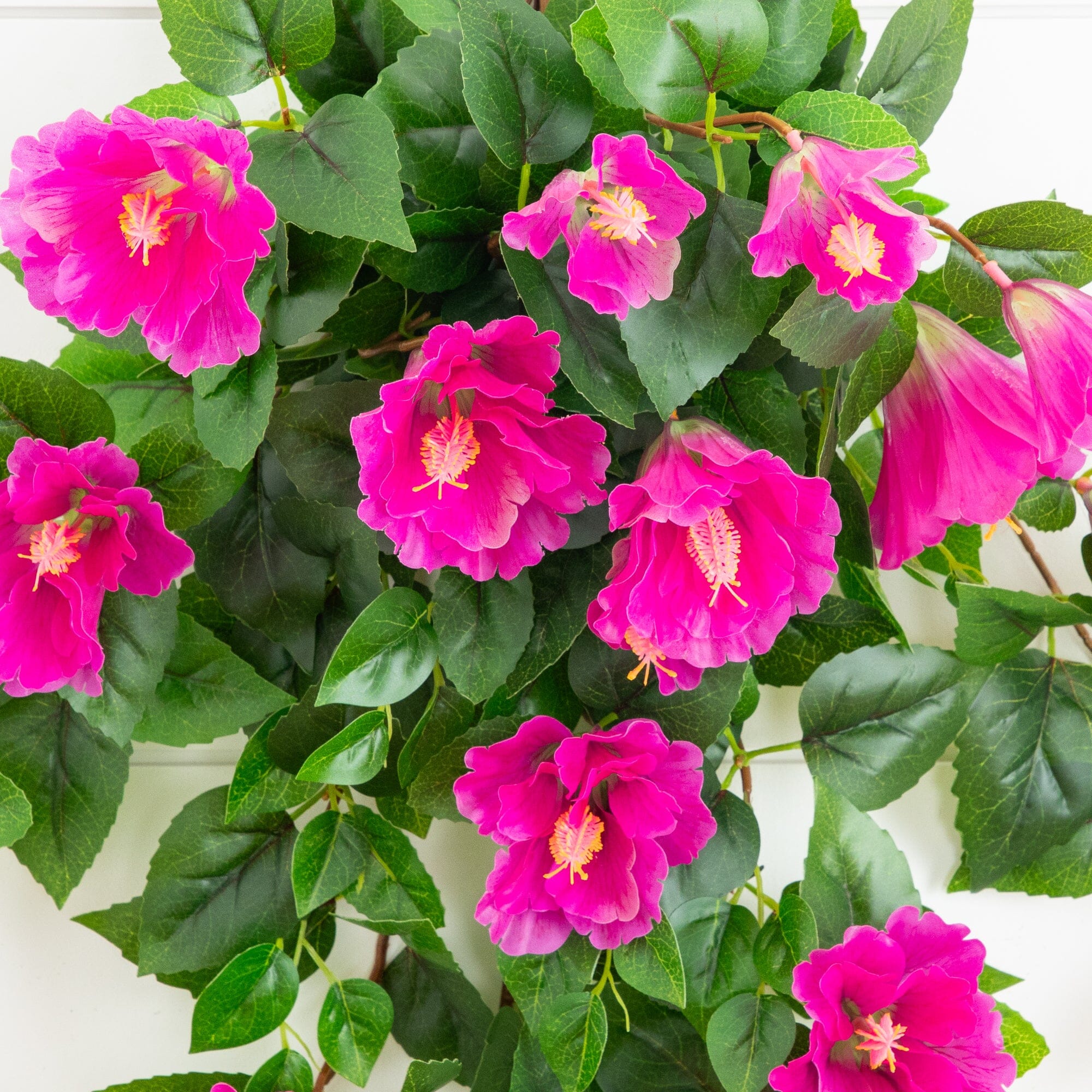 41" UV Resistant Artificial Hibiscus Hanging Plant (Indoor/Outdoor) - Set of 2 - Image 17