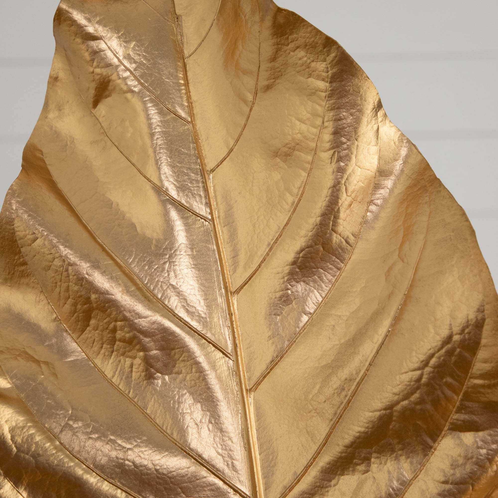 42" Artificial Palm Gold Stems - Set of 3 - Image 2