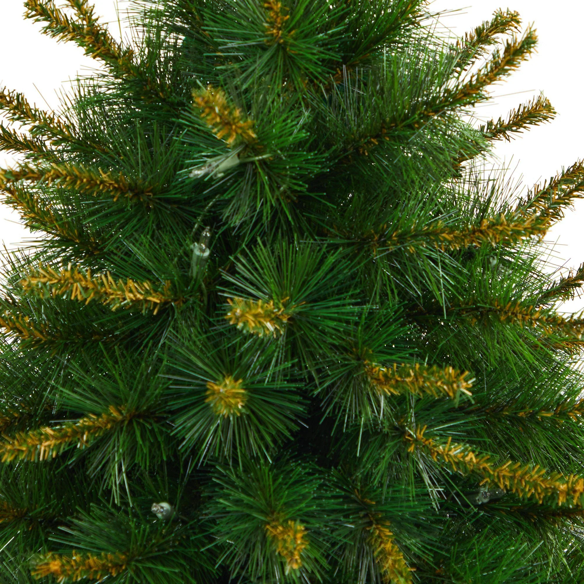 44” New England Pine Artificial Christmas Tree with 50 Clear Lights and 117 Bendable Branches in Decorative Urn - Image 5