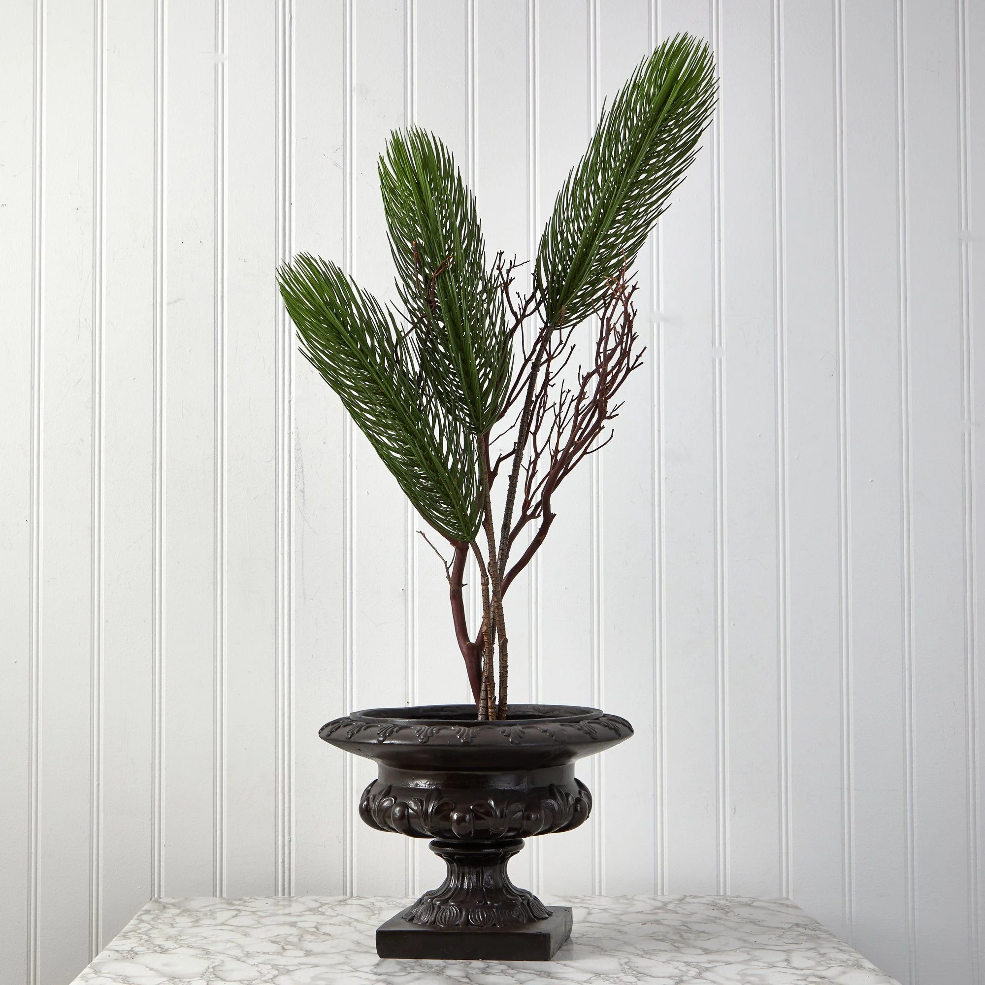45” Pine Artificial Flower (Set of 3) - Image 3