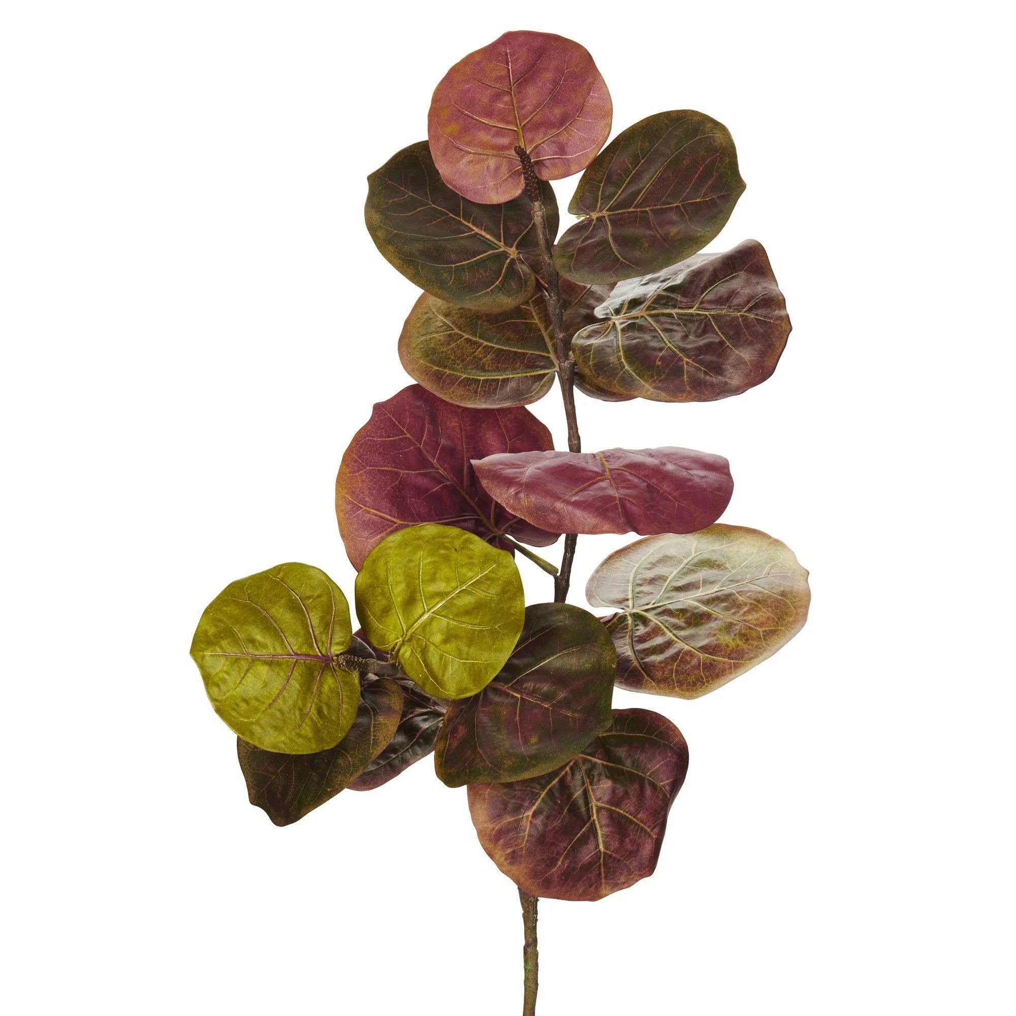 49” Sea Grape Artificial Flower (Set of 3) - Image 2