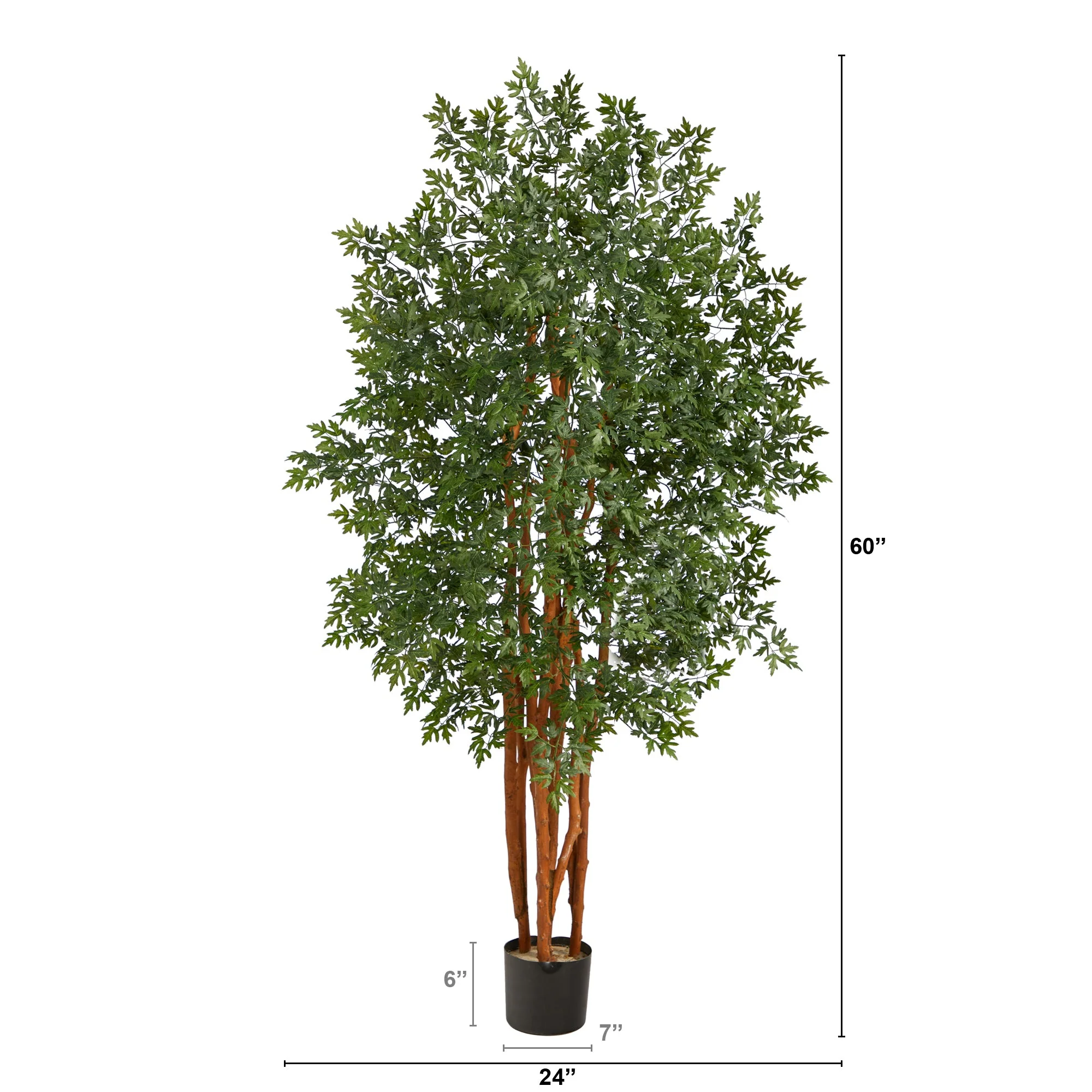 5’ Aralia Artificial Tree - Image 2